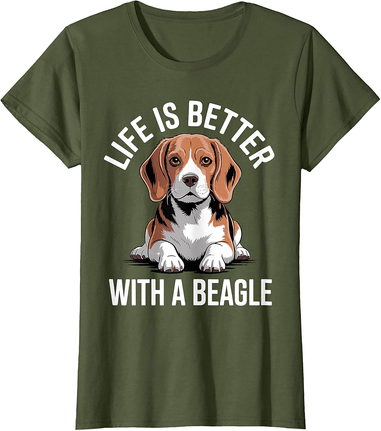 Life Is Better With A Beagle T-shirt - Funny Dog Lover Graphic Tee