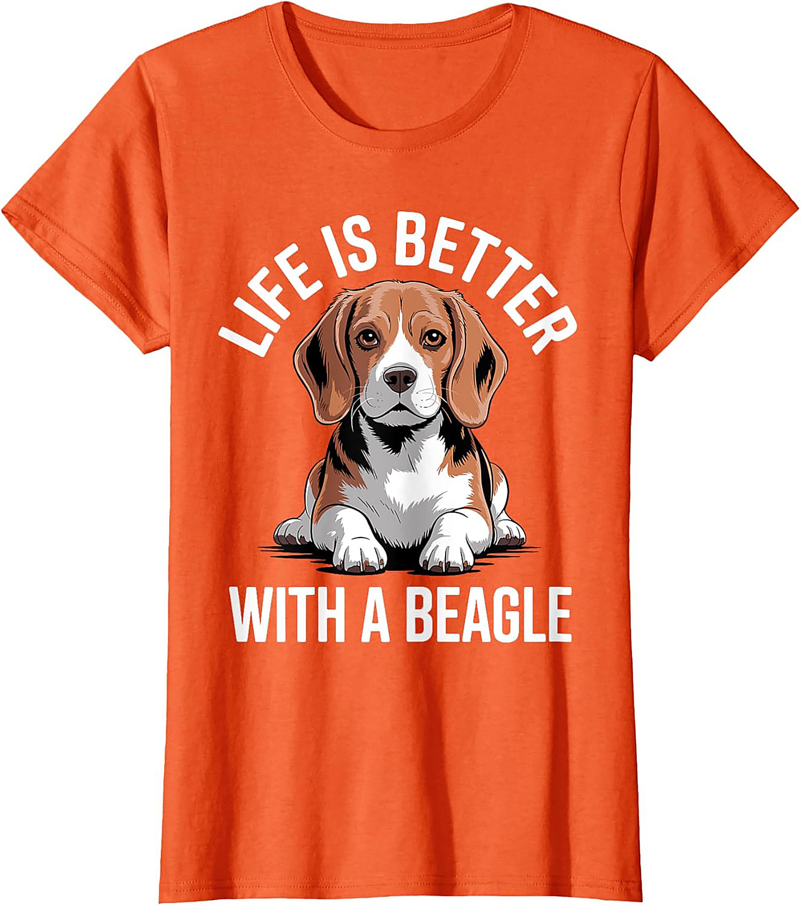 Life Is Better With A Beagle T-shirt - Funny Dog Lover Graphic Tee
