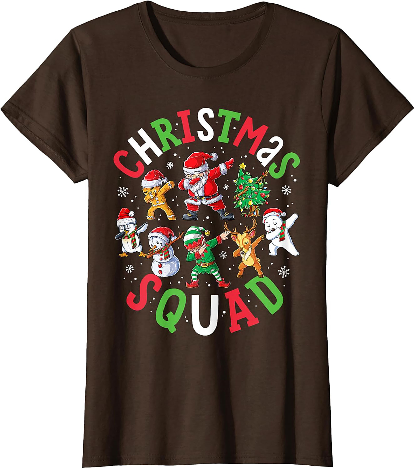  Dabbing Christmas Squad T-Shirt - Funny Holiday Tee