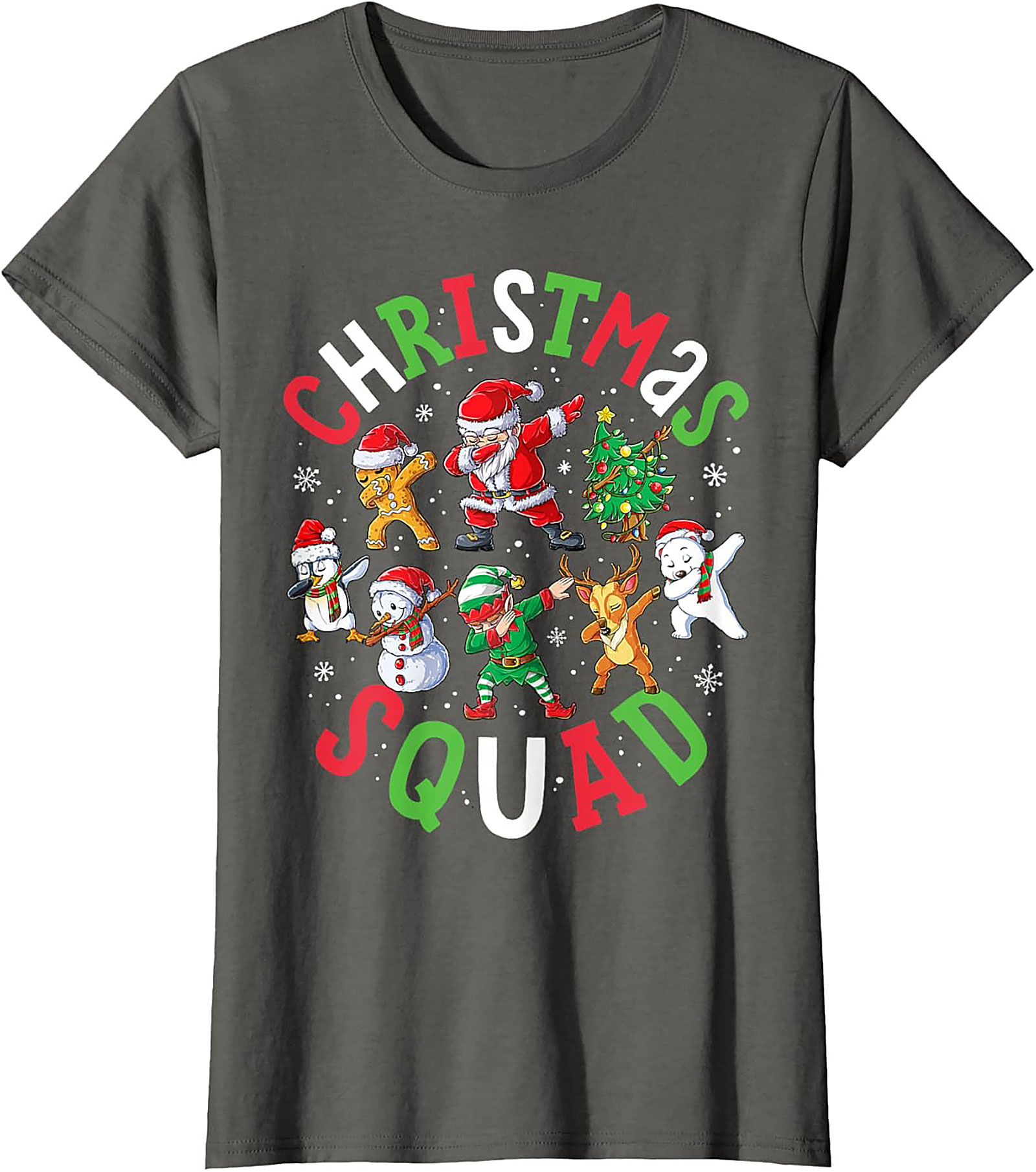  Dabbing Christmas Squad T-Shirt - Funny Holiday Tee