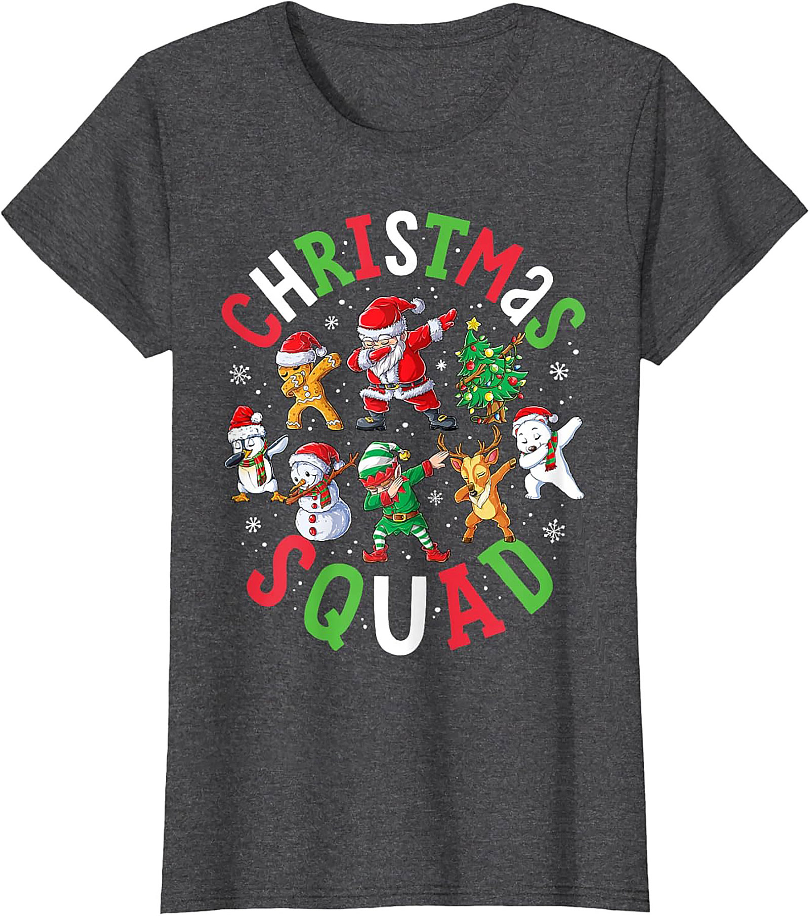  Dabbing Christmas Squad T-Shirt - Funny Holiday Tee