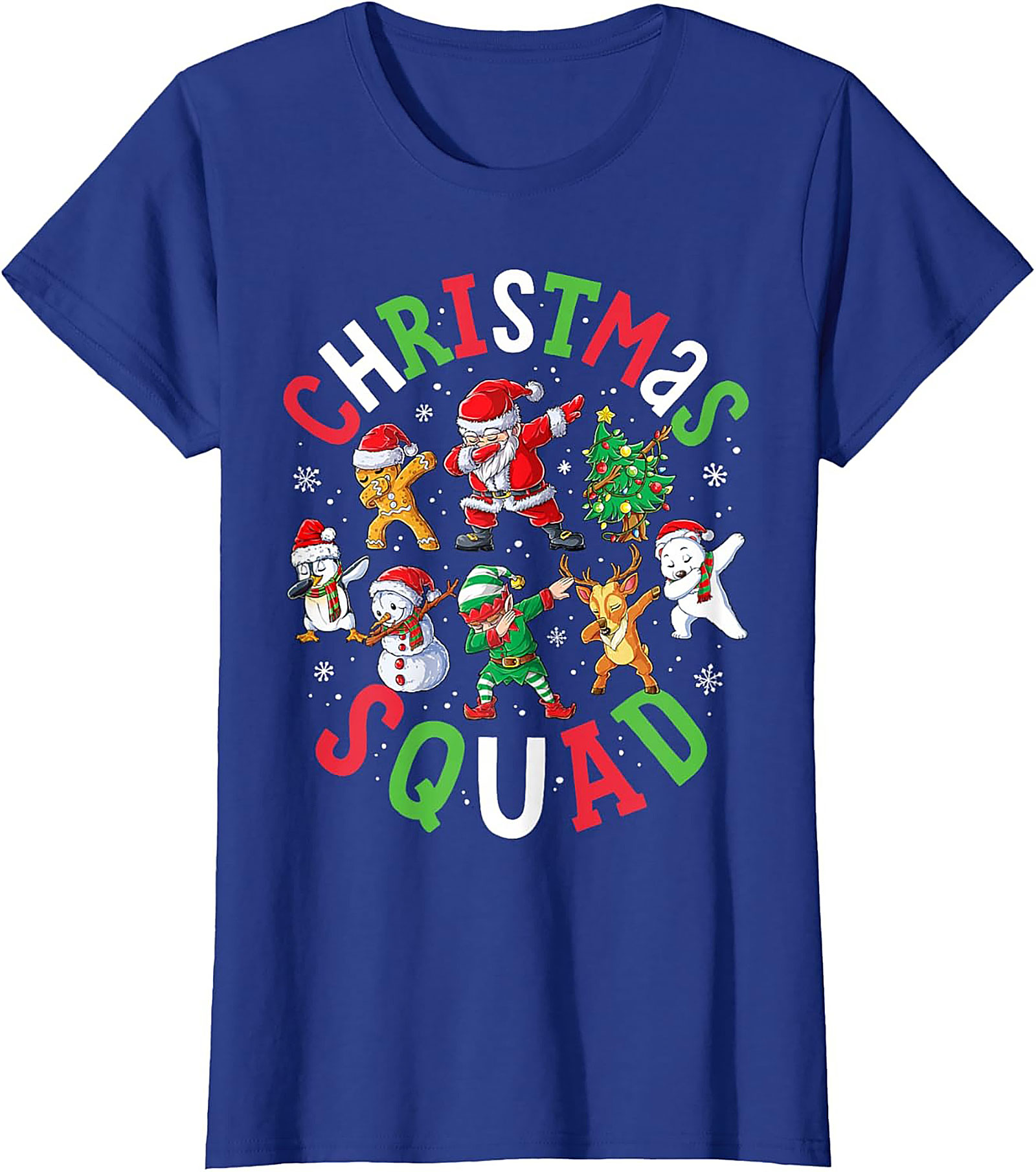  Dabbing Christmas Squad T-Shirt - Funny Holiday Tee