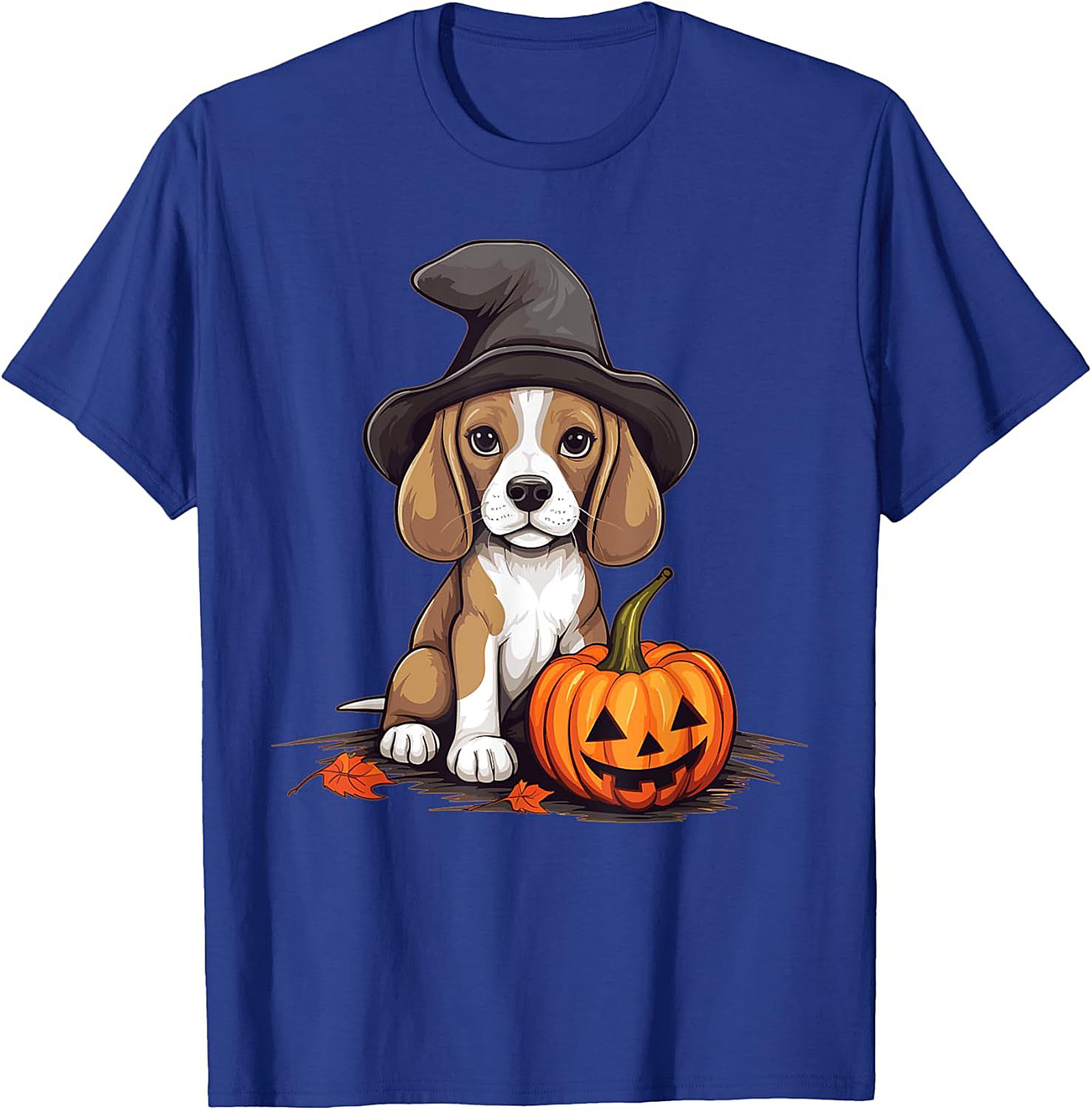 Cute Beagle Puppy Witch Halloween T-Shirt | Funny Dog Graphic Tee