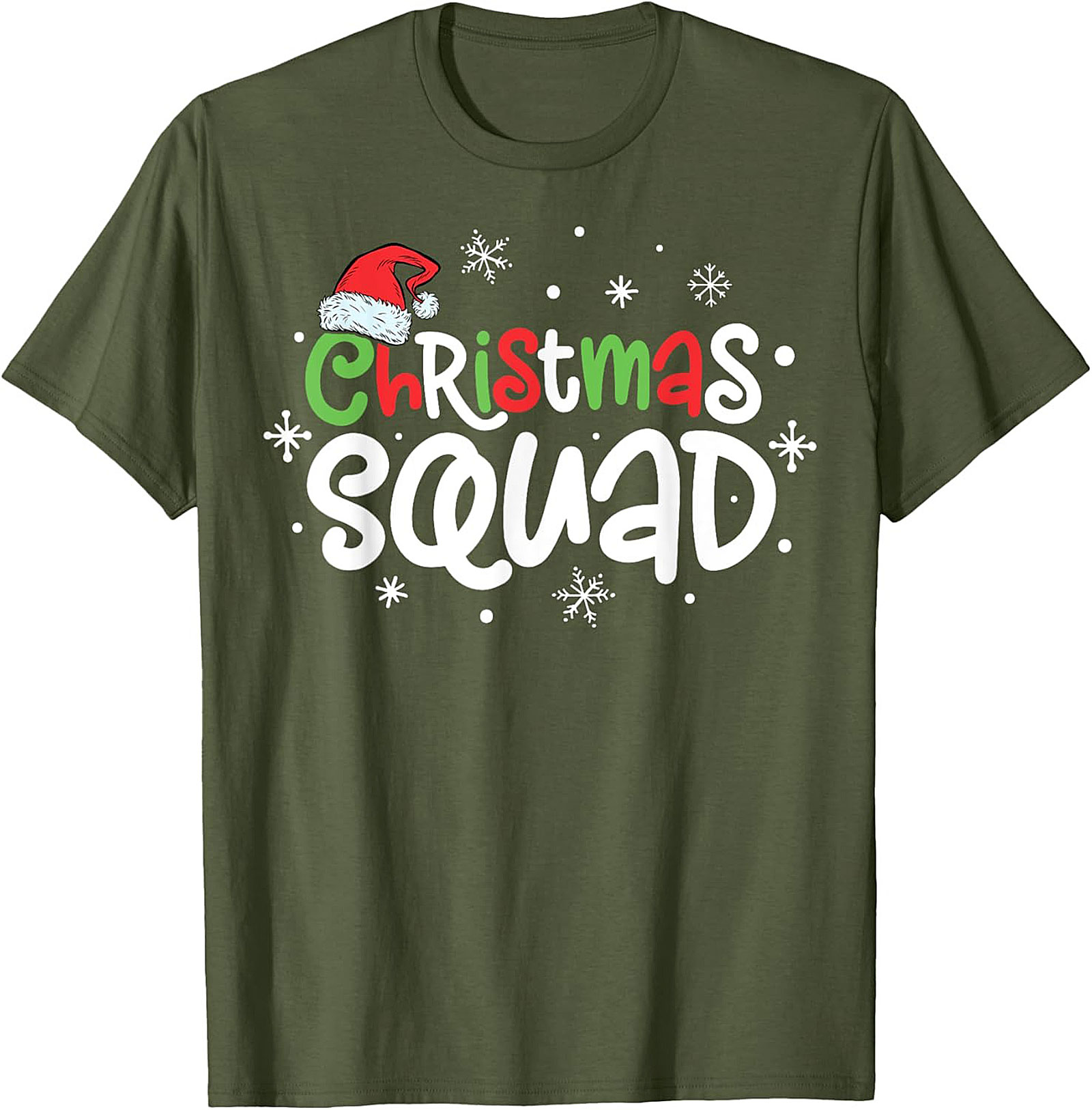Christmas Squad T-Shirt Funny Matching Holiday Tee