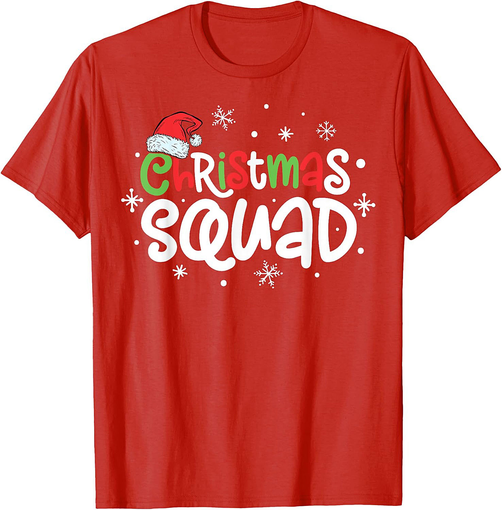 Christmas Squad T-Shirt Funny Matching Holiday Tee