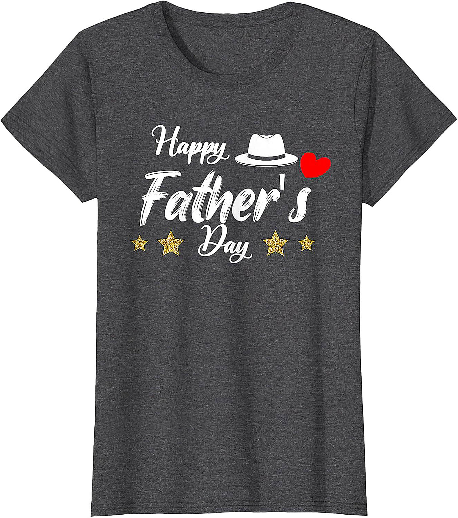  Happy Father's Day T-shirt Soft Cotton Unisex Tee Gift