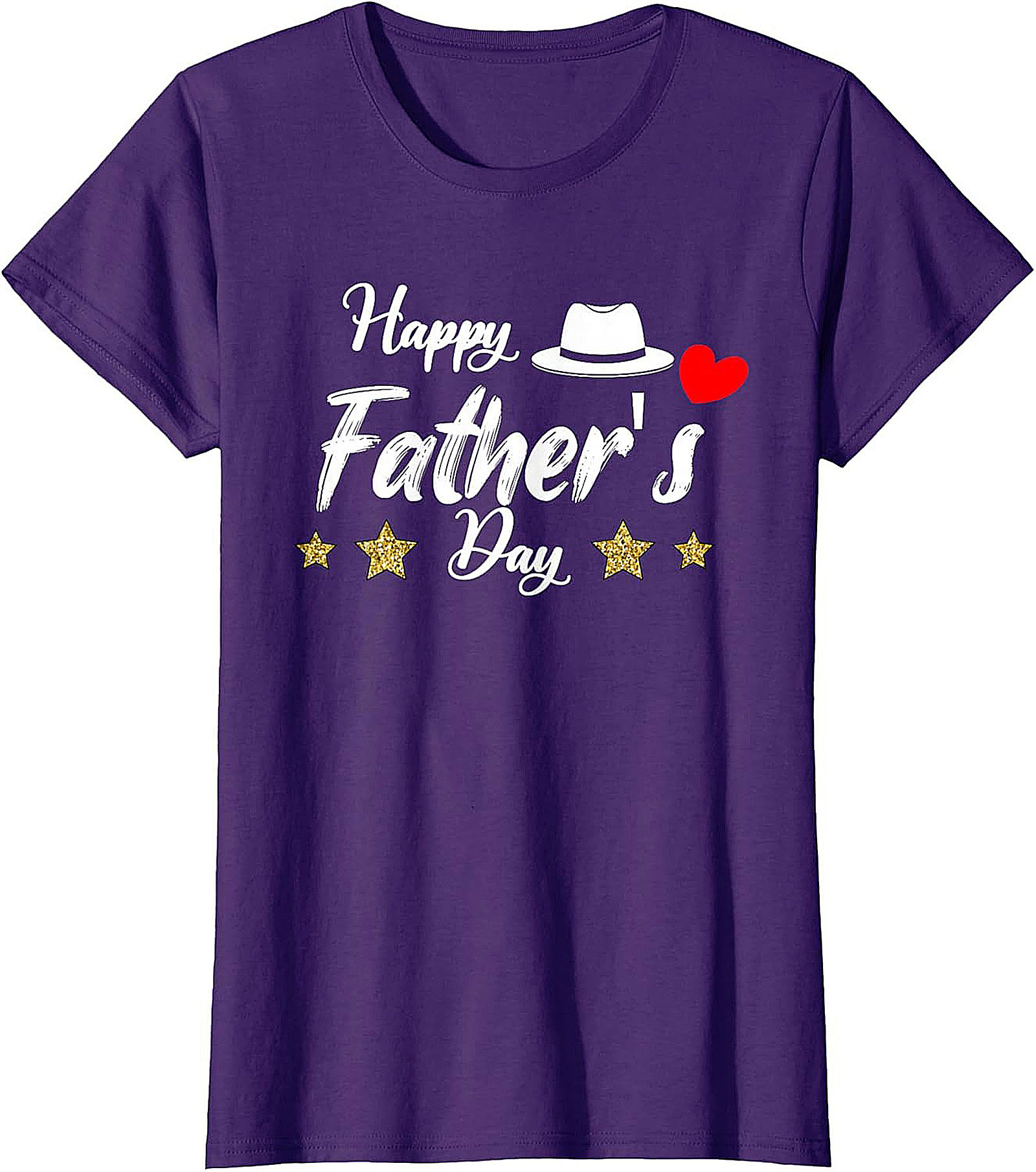  Happy Father's Day T-shirt Soft Cotton Unisex Tee Gift