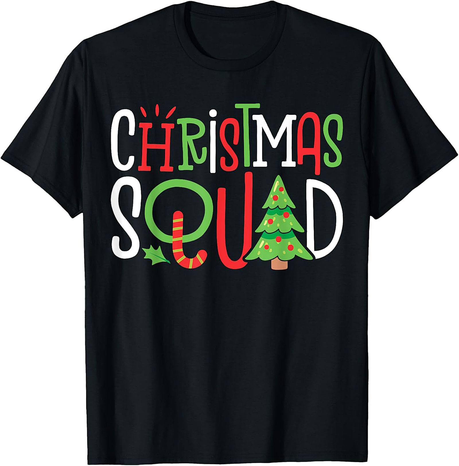 Christmas Squad T-Shirt  Funny Holiday Graphic Tee