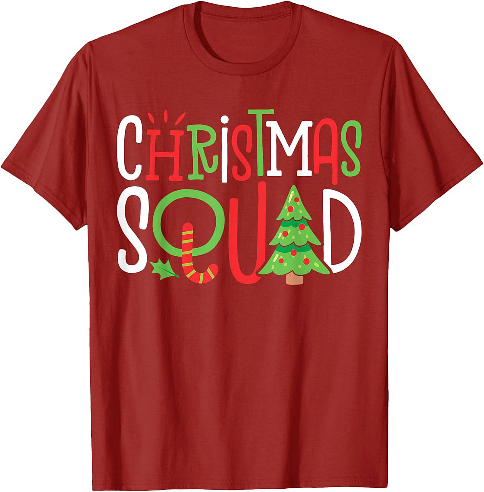 Christmas Squad T-Shirt  Funny Holiday Graphic Tee
