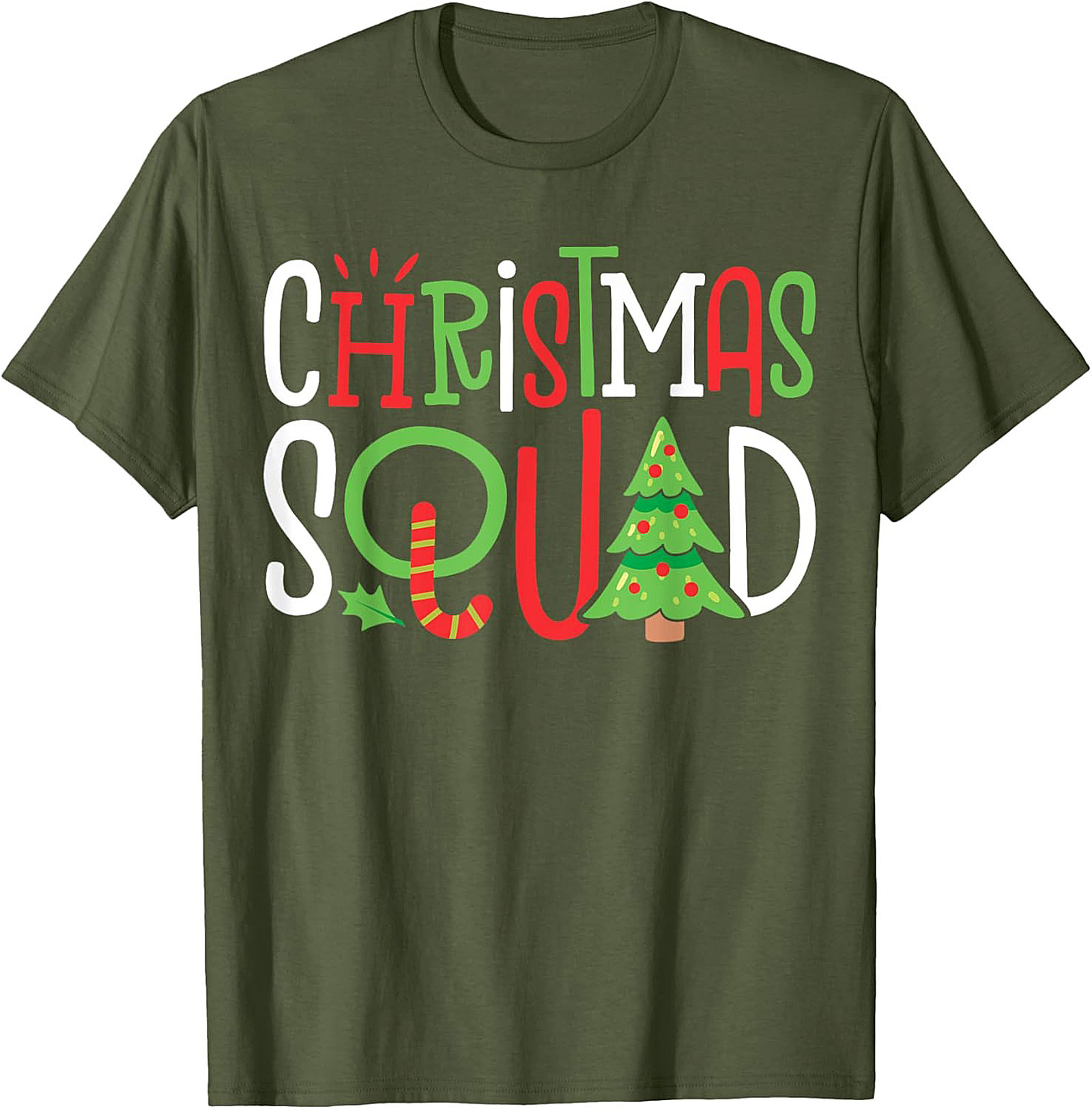 Christmas Squad T-Shirt  Funny Holiday Graphic Tee