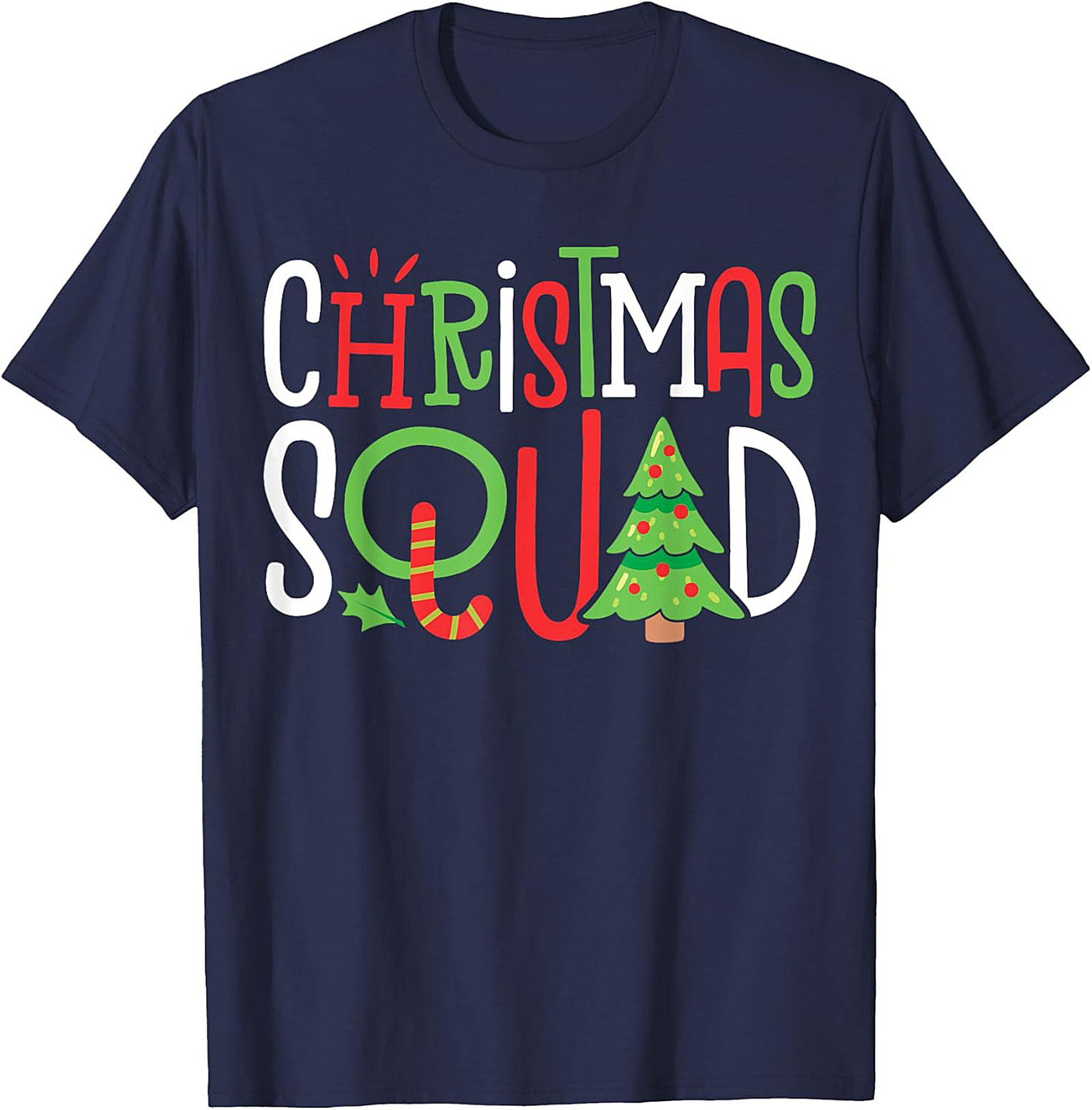 Christmas Squad T-Shirt  Funny Holiday Graphic Tee