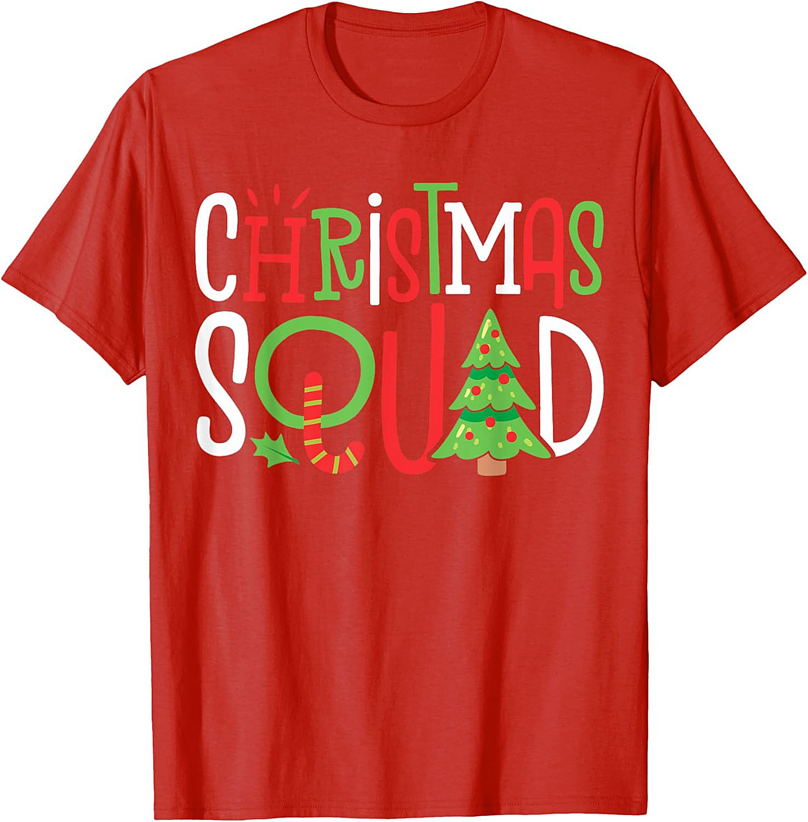 Christmas Squad T-Shirt  Funny Holiday Graphic Tee