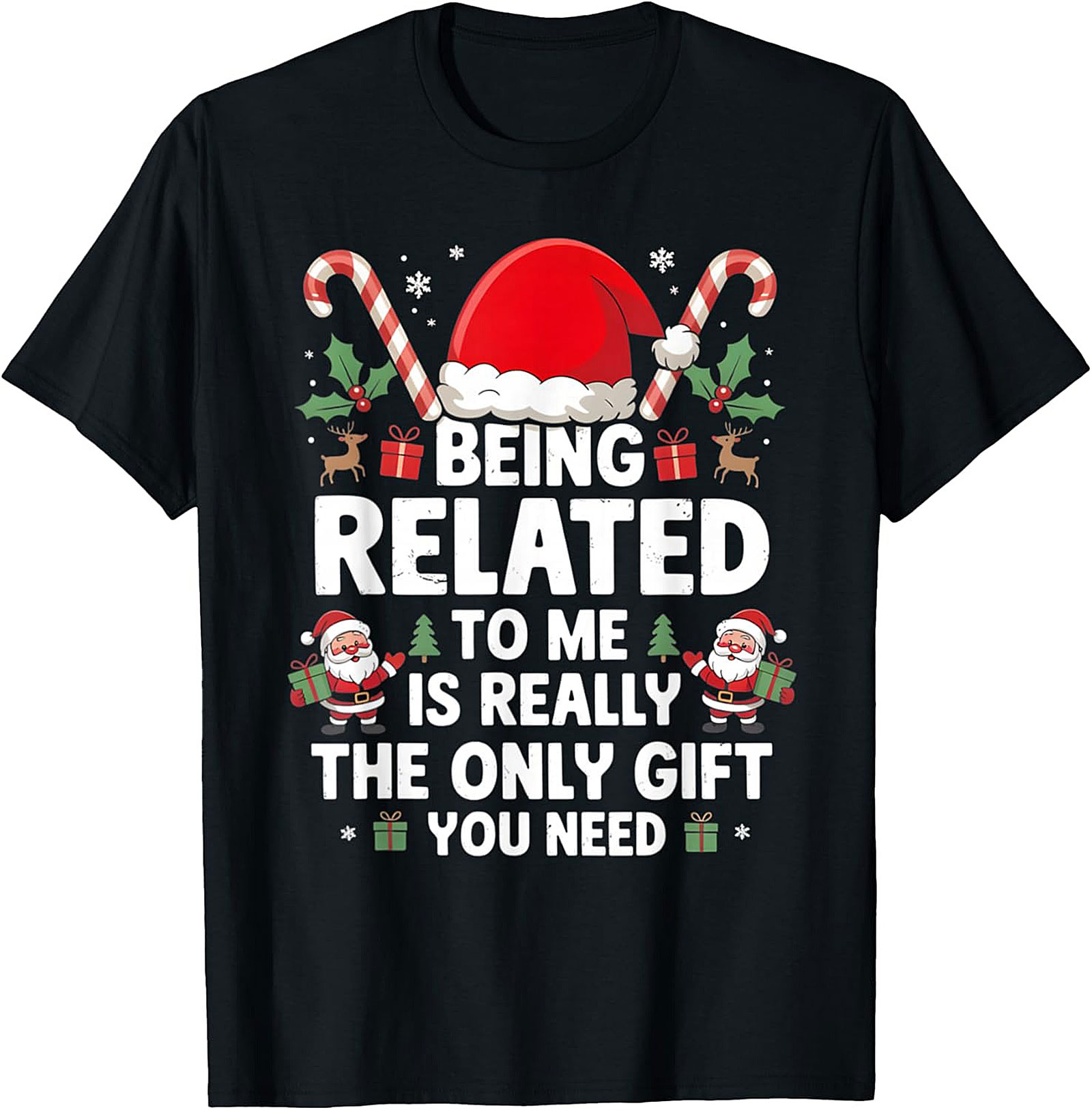 Funny Family Christmas T-Shirt Sarcastic Holiday Tee