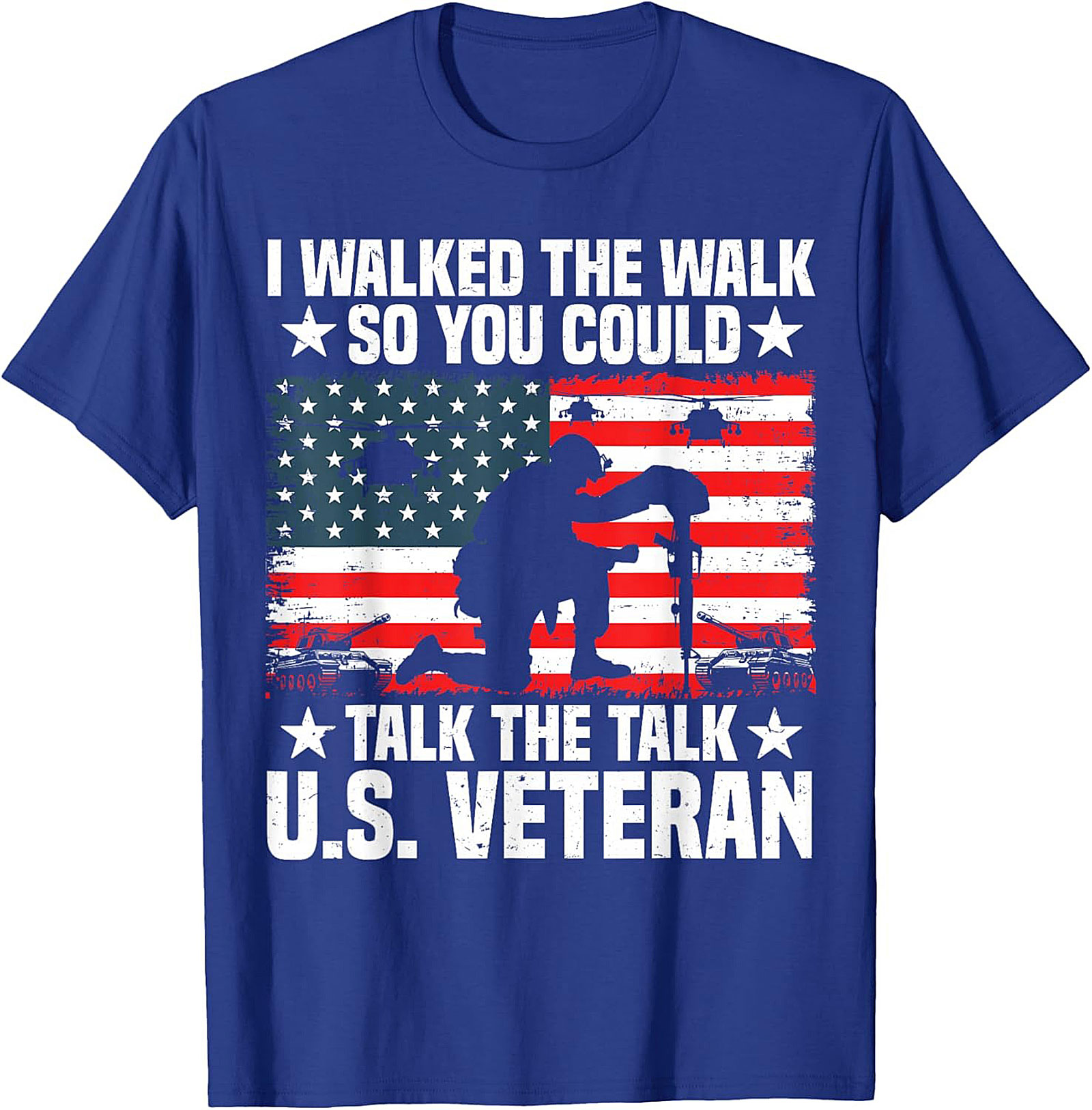 Veteran Graphic Tee | I Walked The Walk Military Shirt