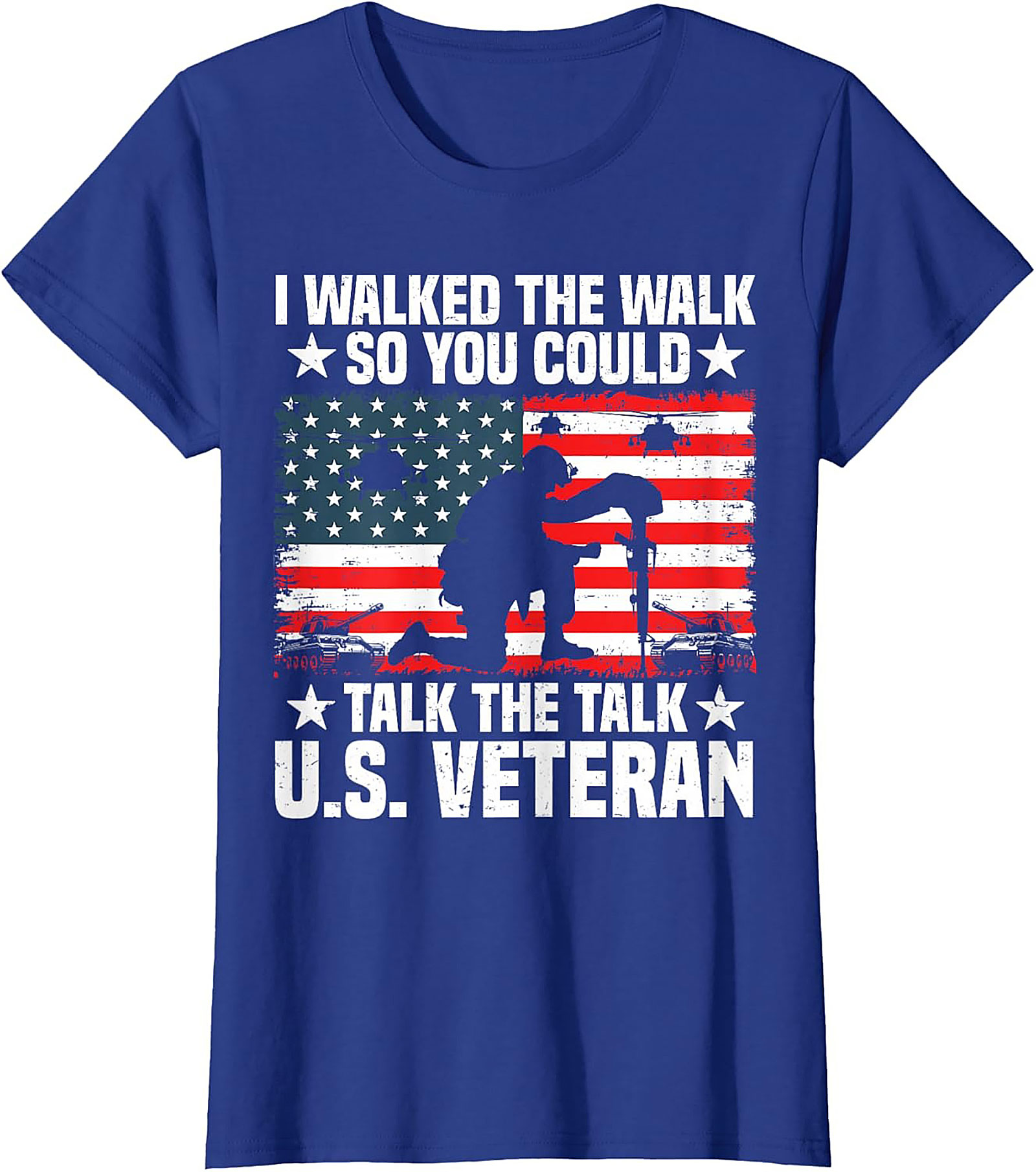 Veteran Graphic Tee | I Walked The Walk Military Shirt