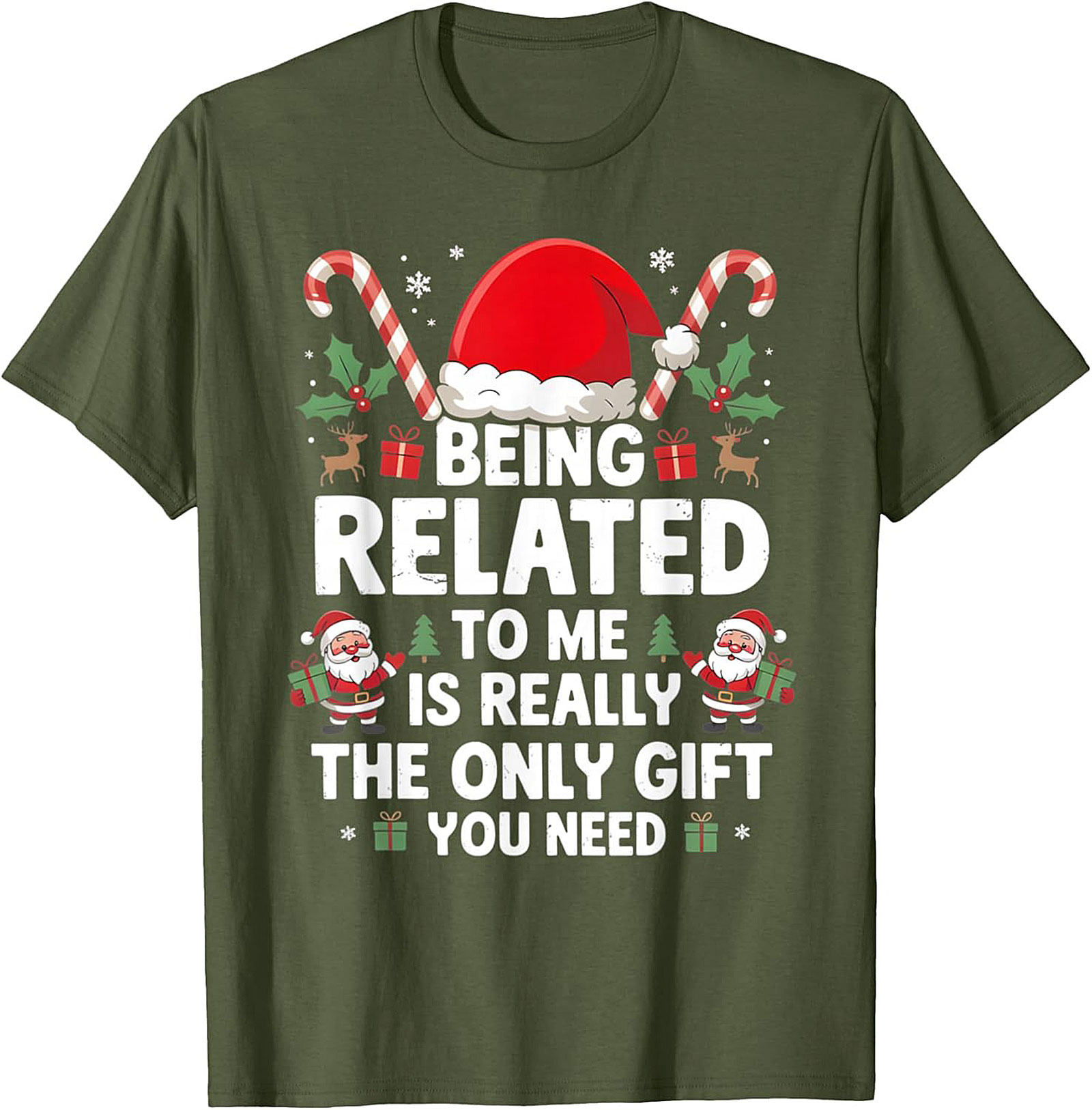 Funny Family Christmas T-Shirt Sarcastic Holiday Tee