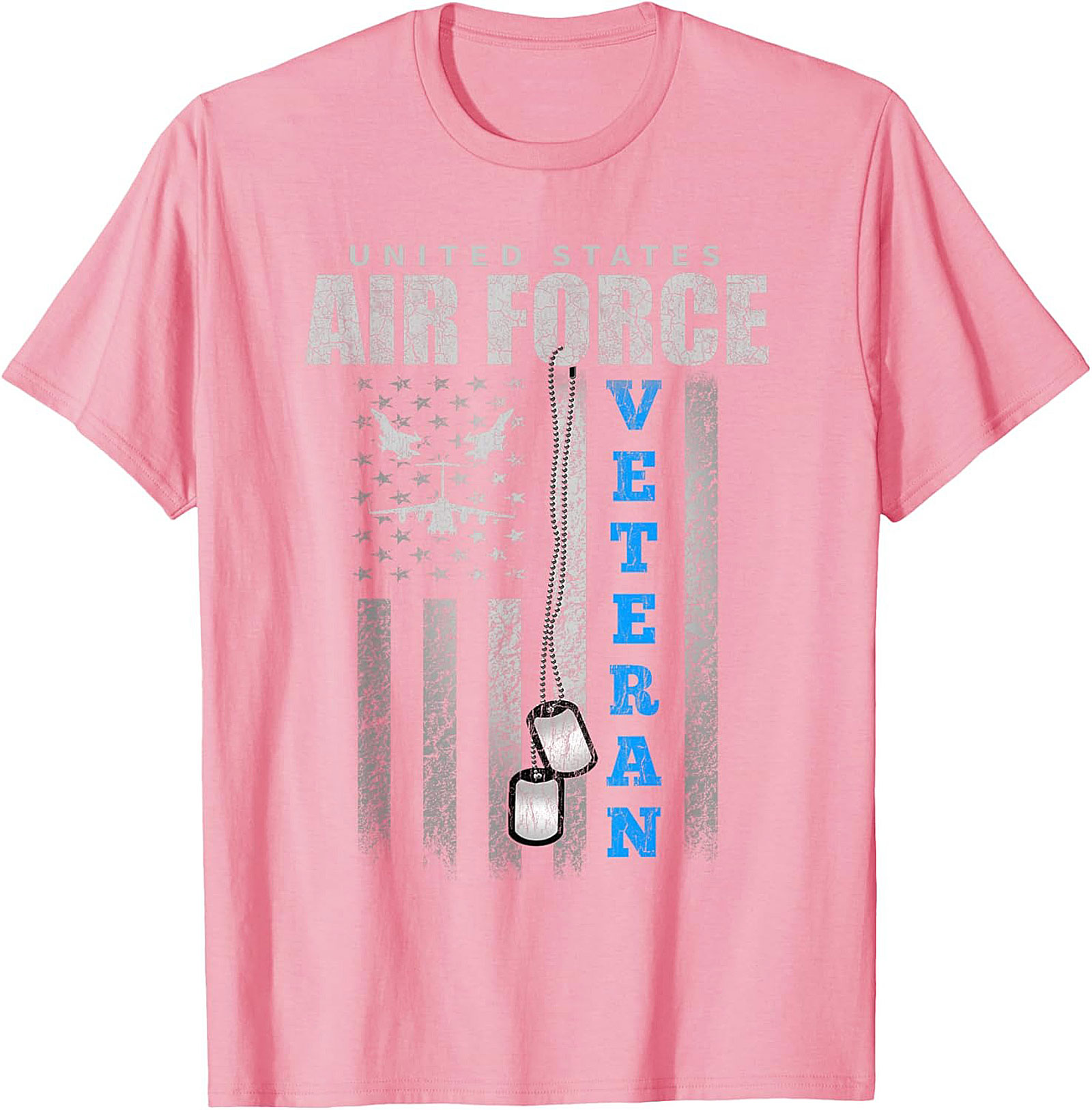 Air Force Veteran T-shirt | Distressed Flag Graphic Tee