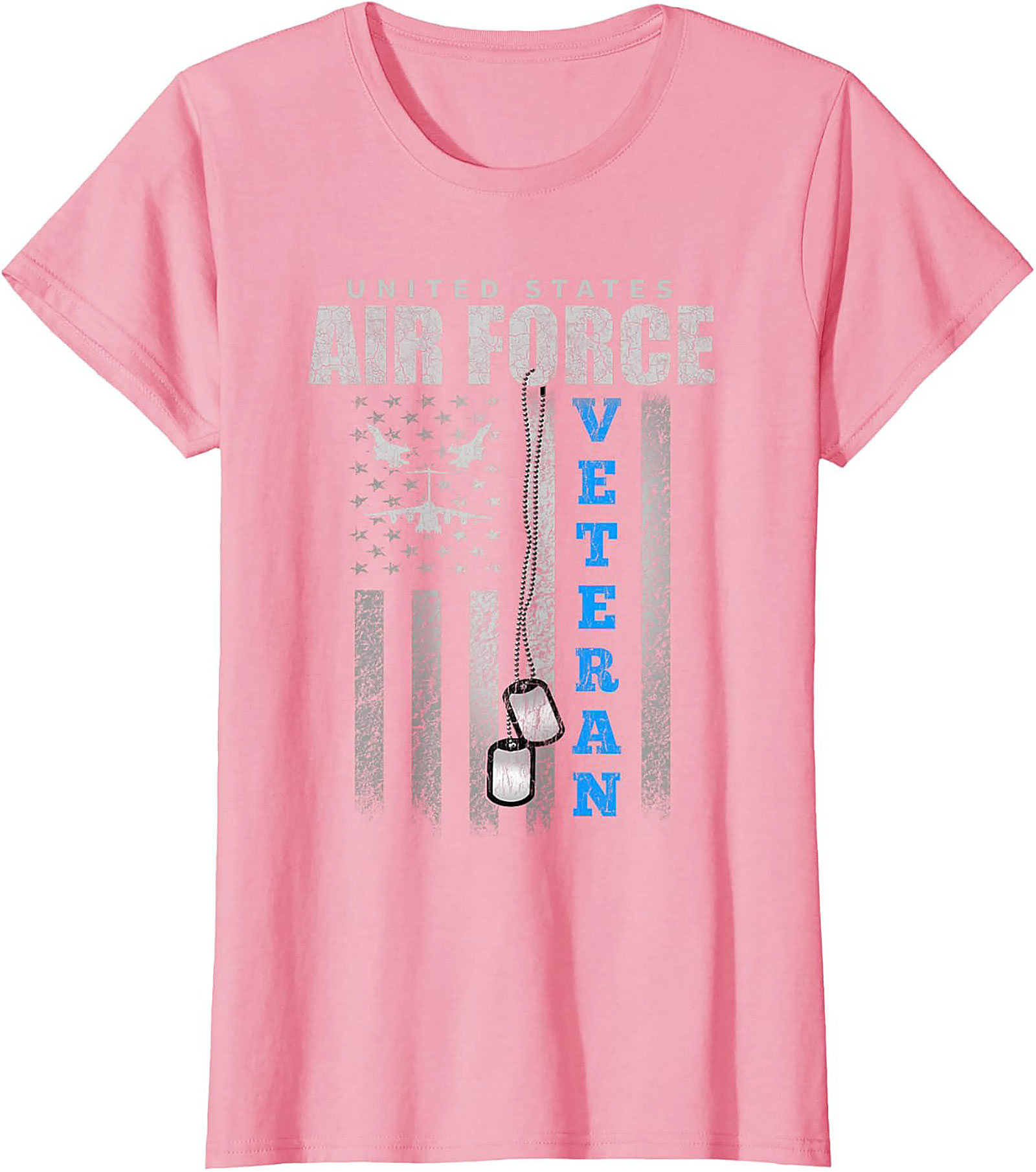 Air Force Veteran T-shirt | Distressed Flag Graphic Tee