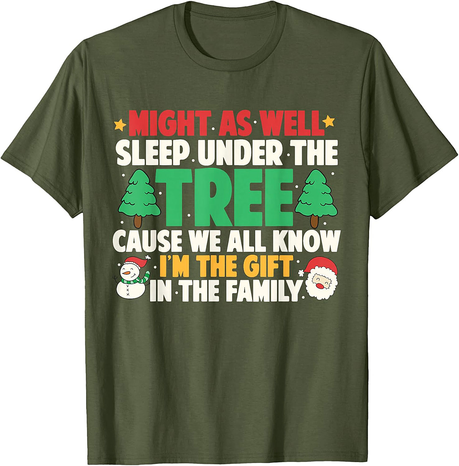 I'm The Gift Funny Christmas T-Shirt Unisex Tee