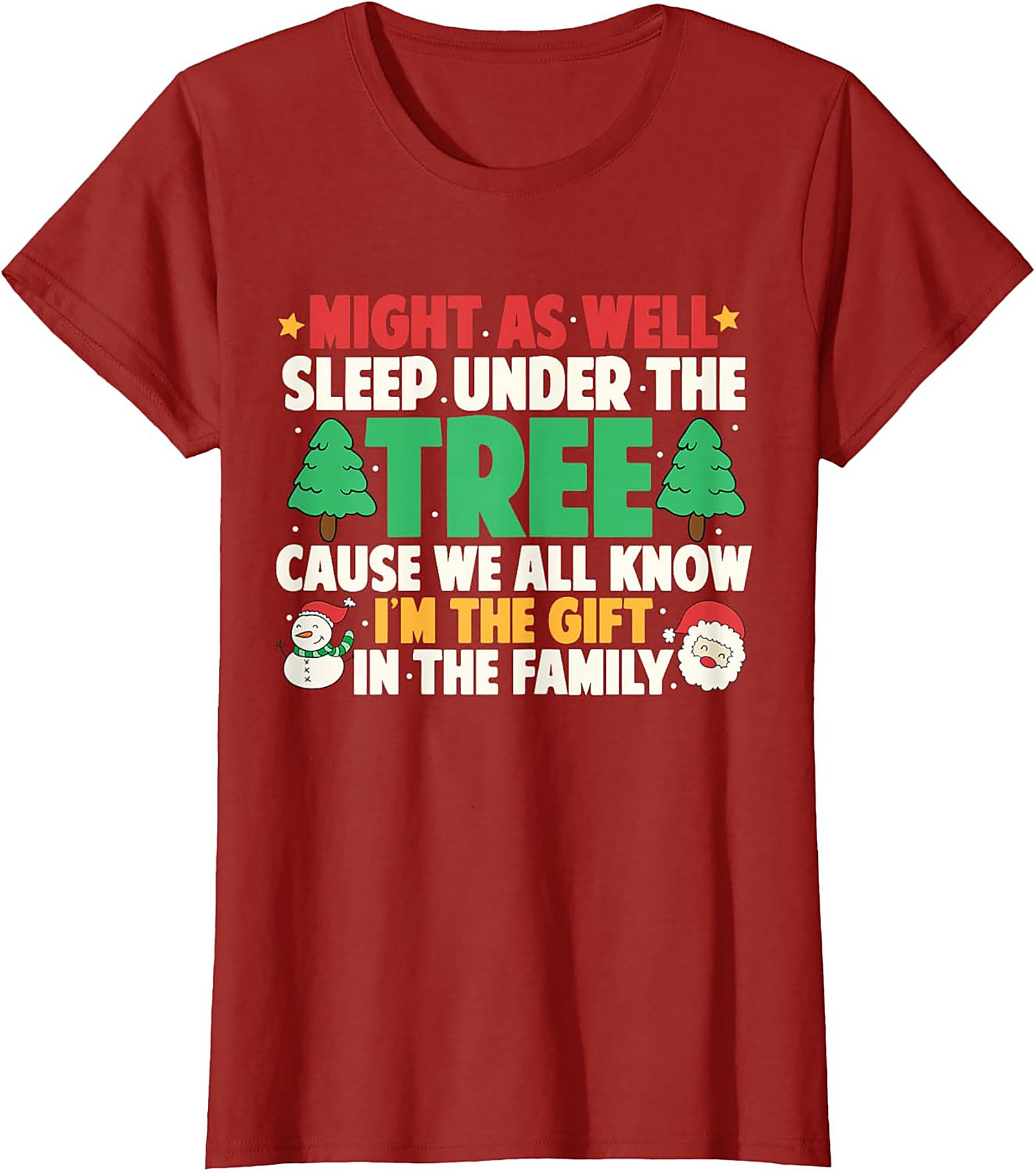 I'm The Gift Funny Christmas T-Shirt Unisex Tee