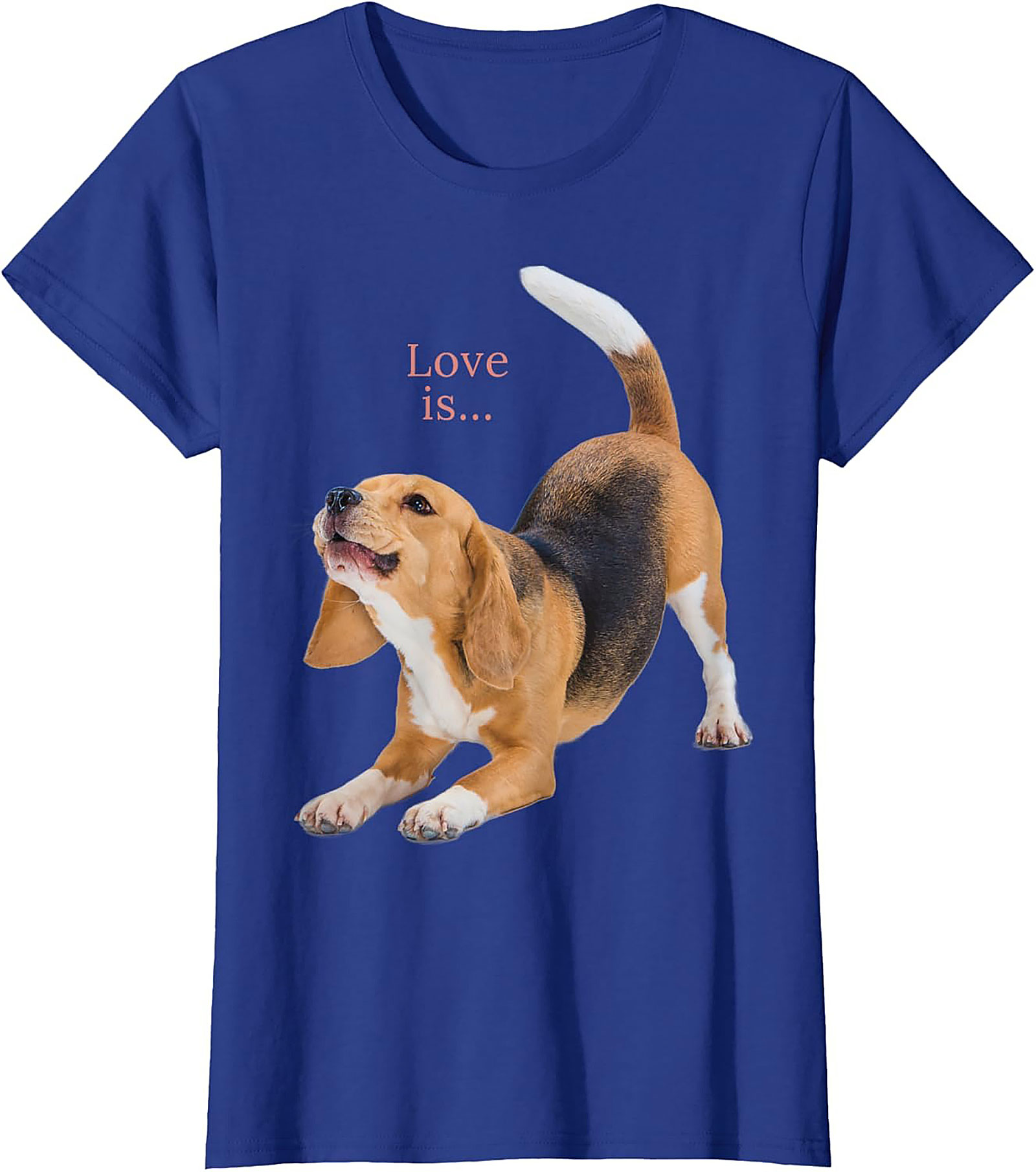 Happy Beagle Love T-shirt: Funny Dog Lover Graphic Tee