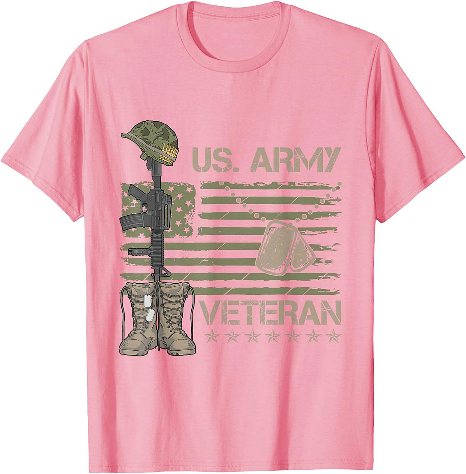 US Army Veteran T-Shirt | Patriotic Military Graphic Tee