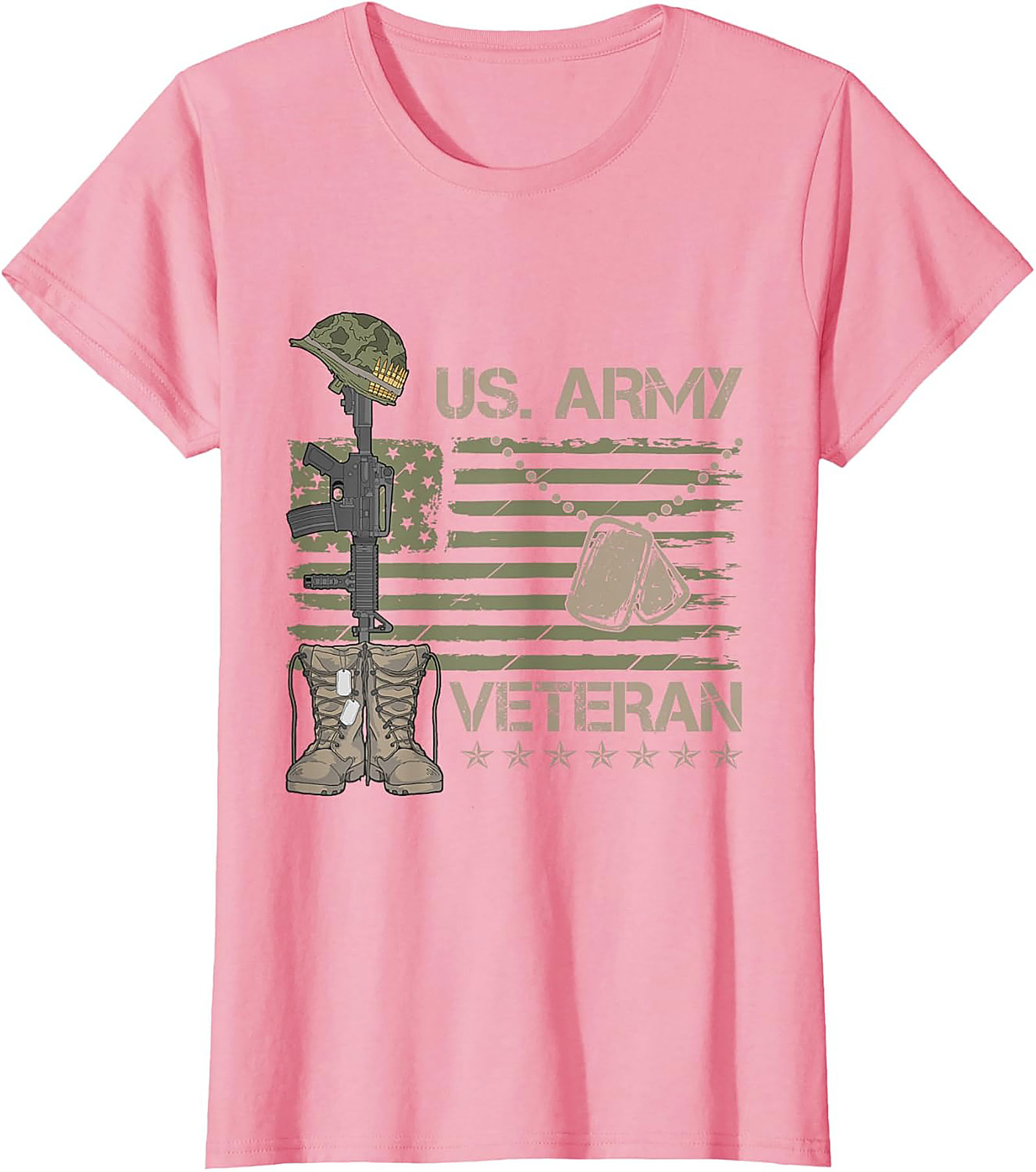 US Army Veteran T-Shirt | Patriotic Military Graphic Tee