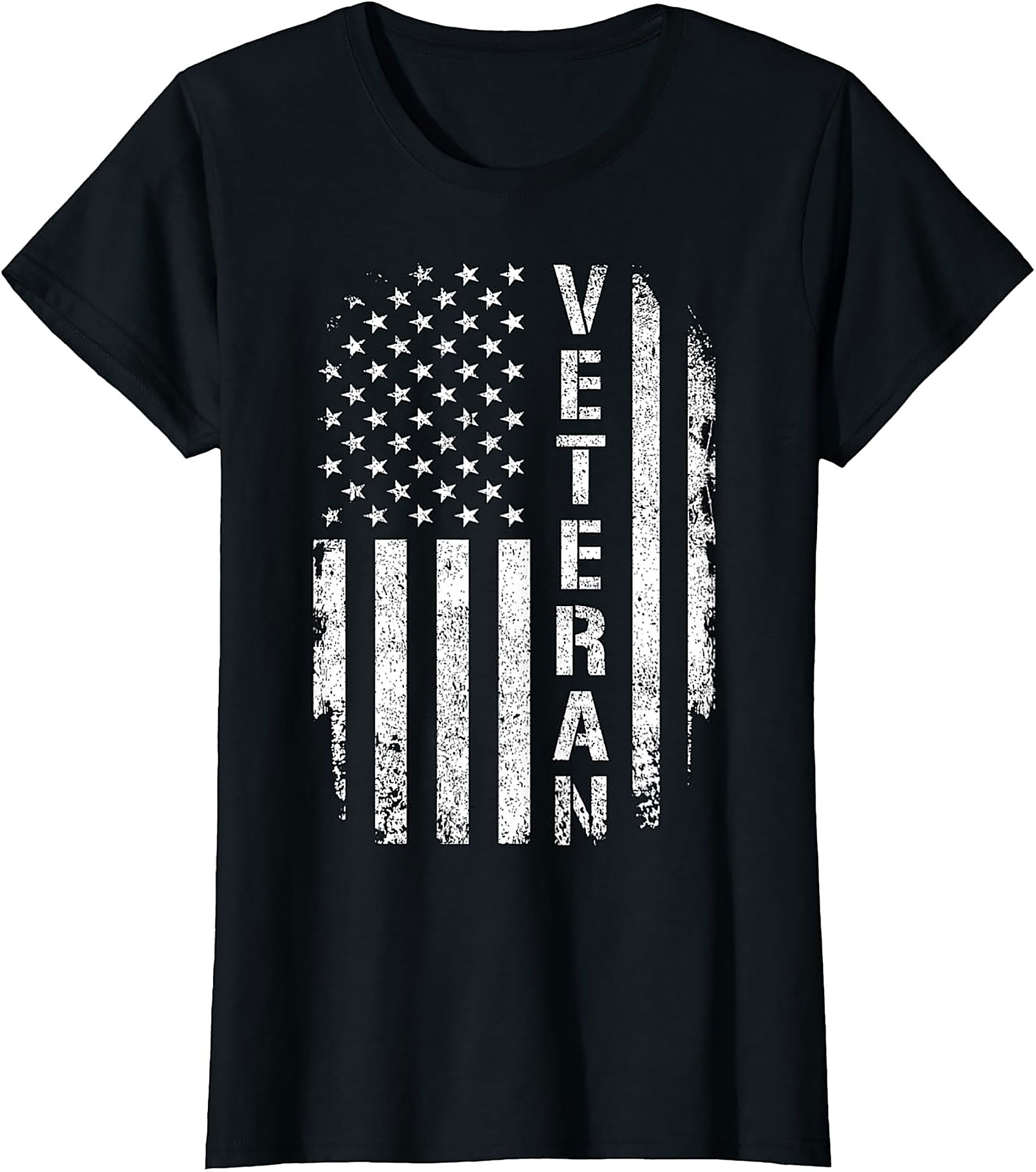 Veteran Flag T-Shirt | Distressed American Flag Tee