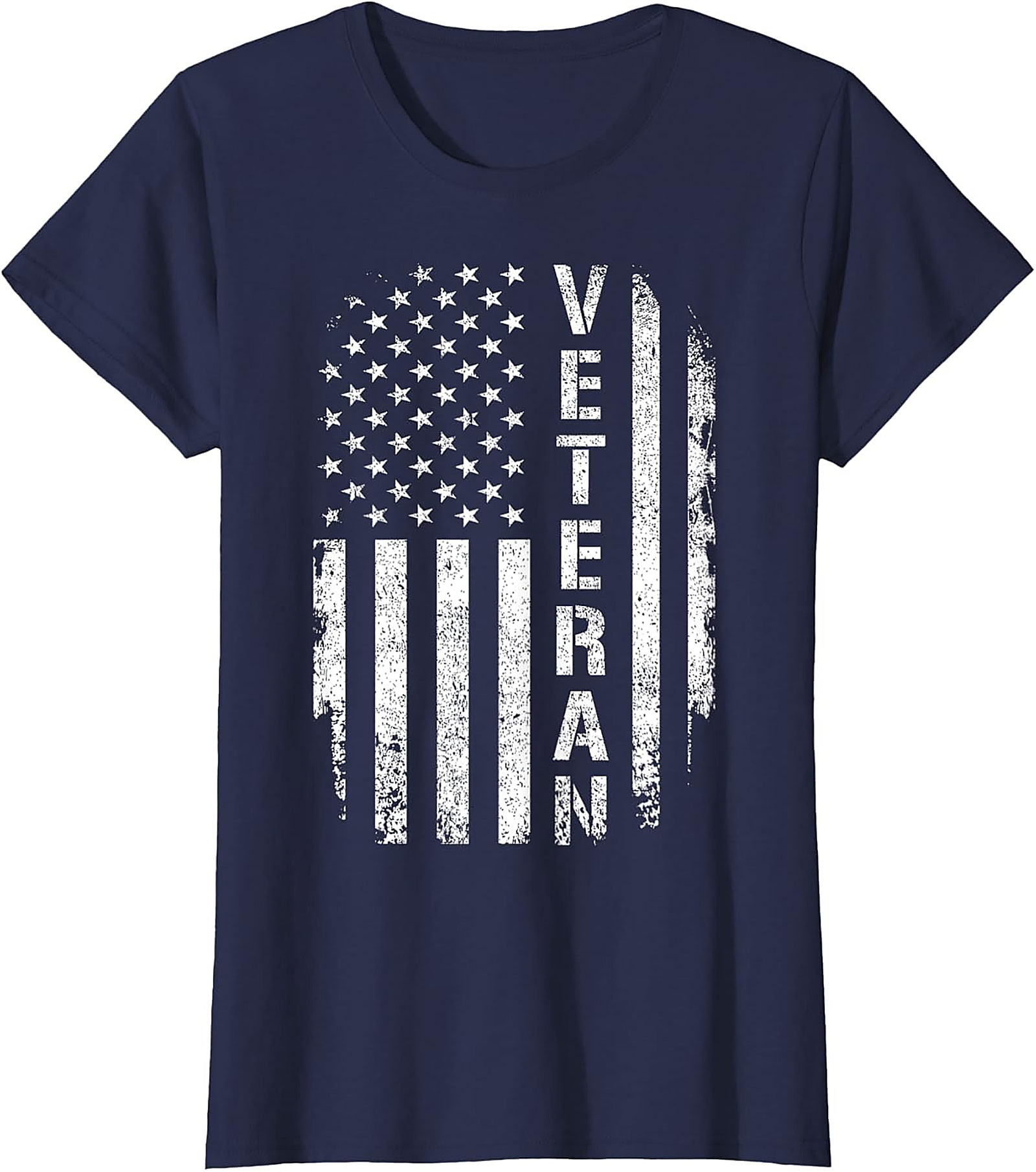 Veteran Flag T-Shirt | Distressed American Flag Tee