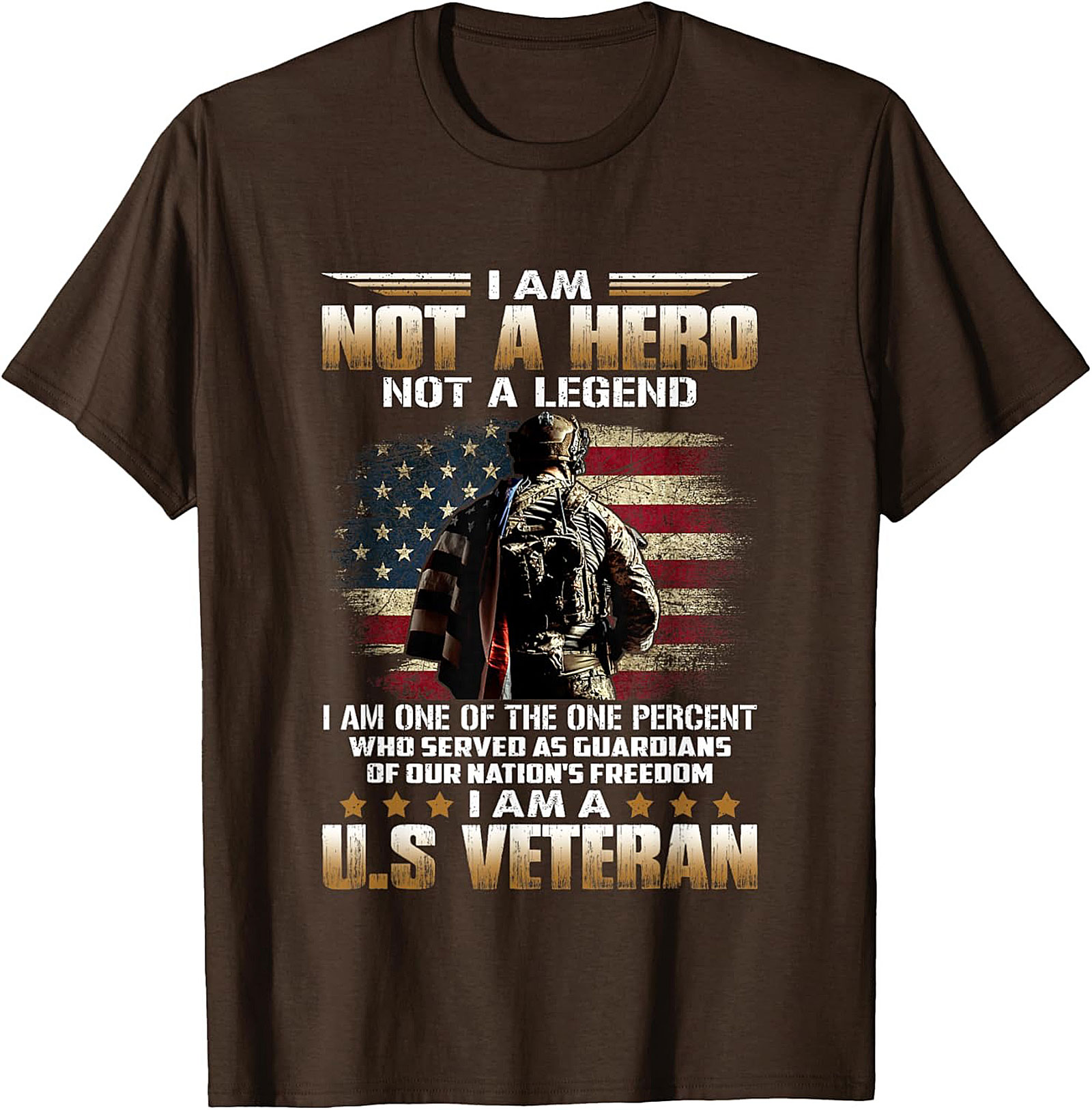 U.S. Veteran T-Shirt | The One Percent Patriotic Tee