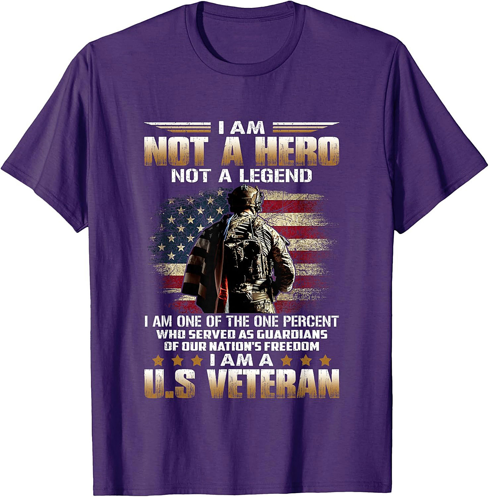 U.S. Veteran T-Shirt | The One Percent Patriotic Tee