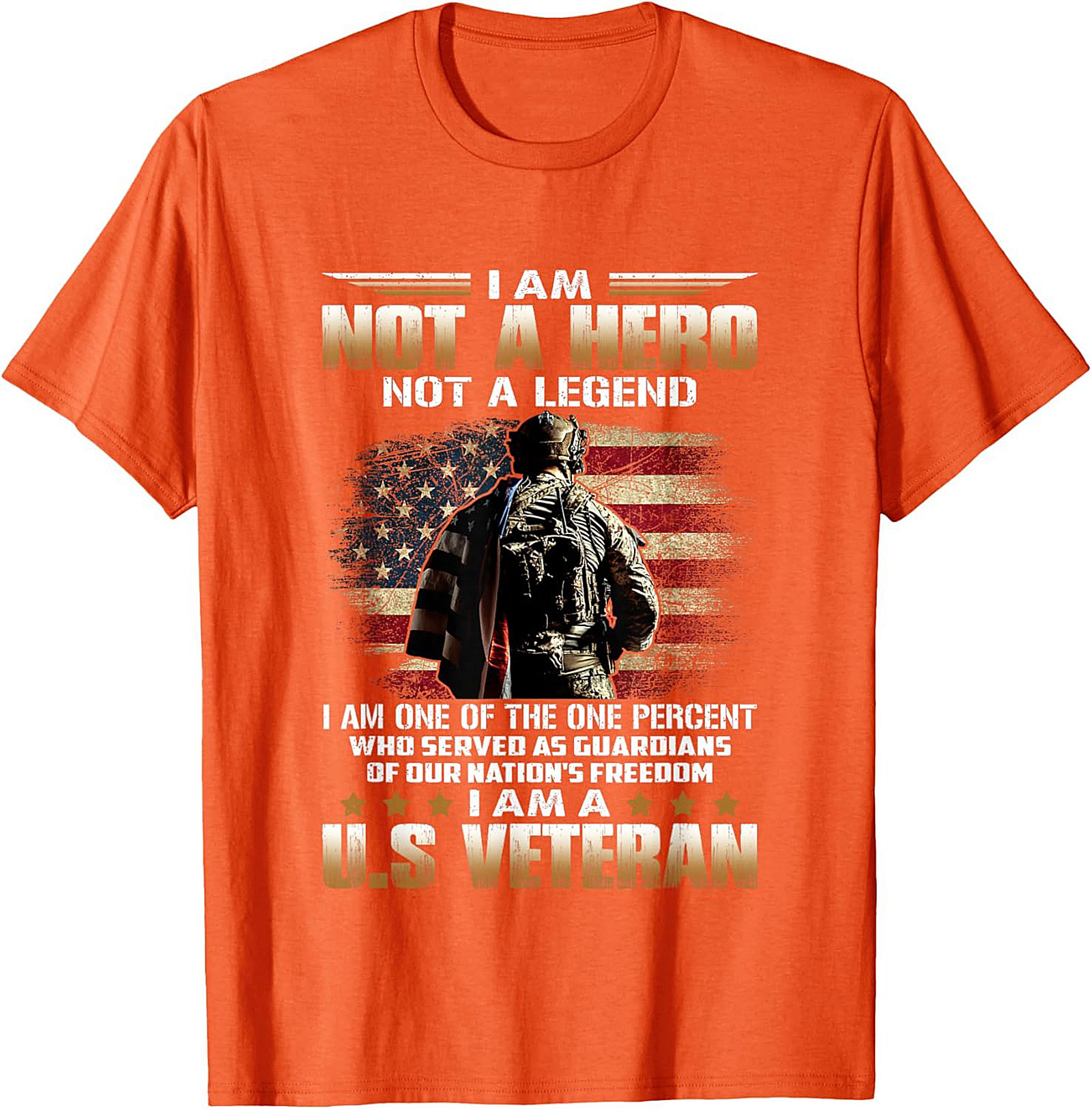 U.S. Veteran T-Shirt | The One Percent Patriotic Tee