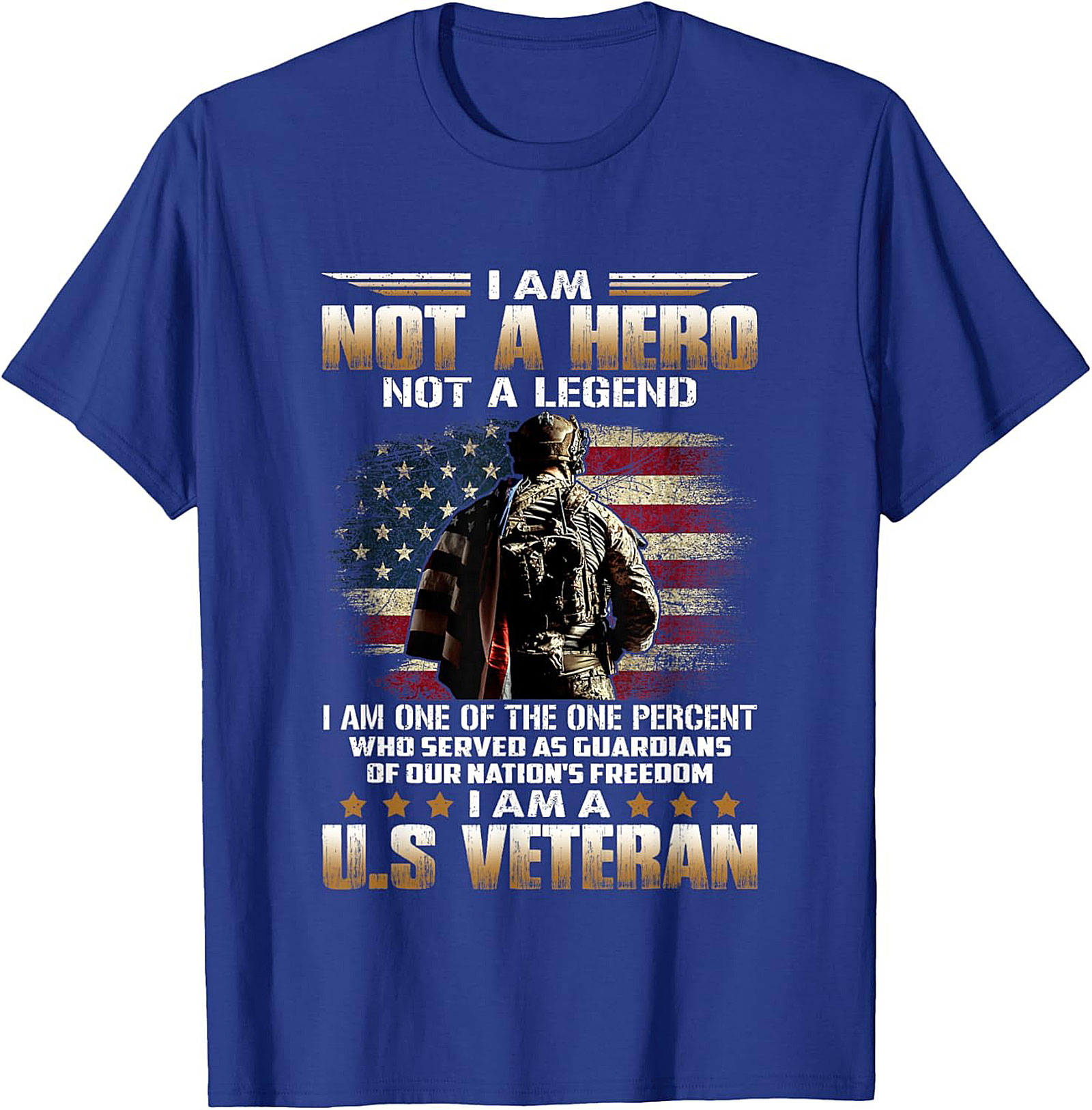 U.S. Veteran T-Shirt | The One Percent Patriotic Tee