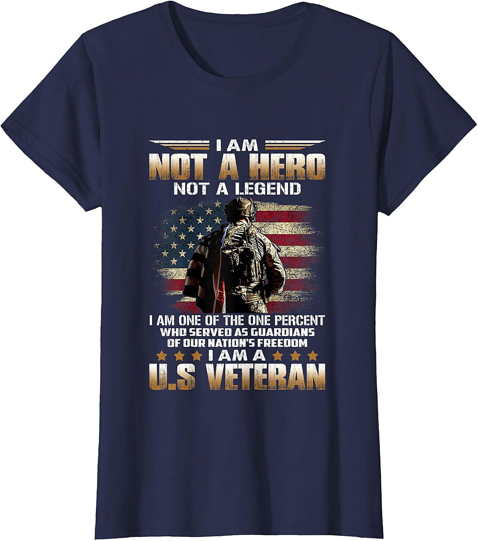 U.S. Veteran T-Shirt | The One Percent Patriotic Tee