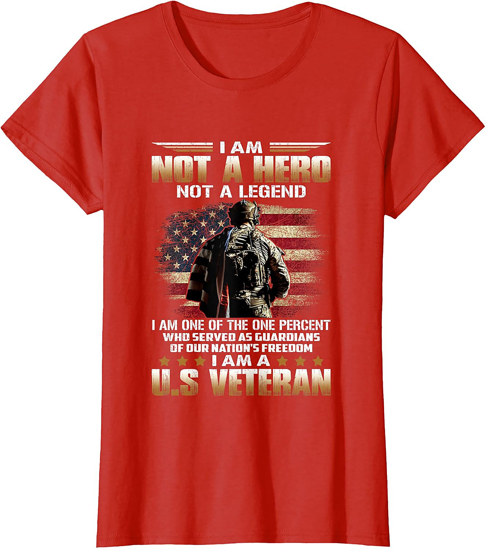 U.S. Veteran T-Shirt | The One Percent Patriotic Tee