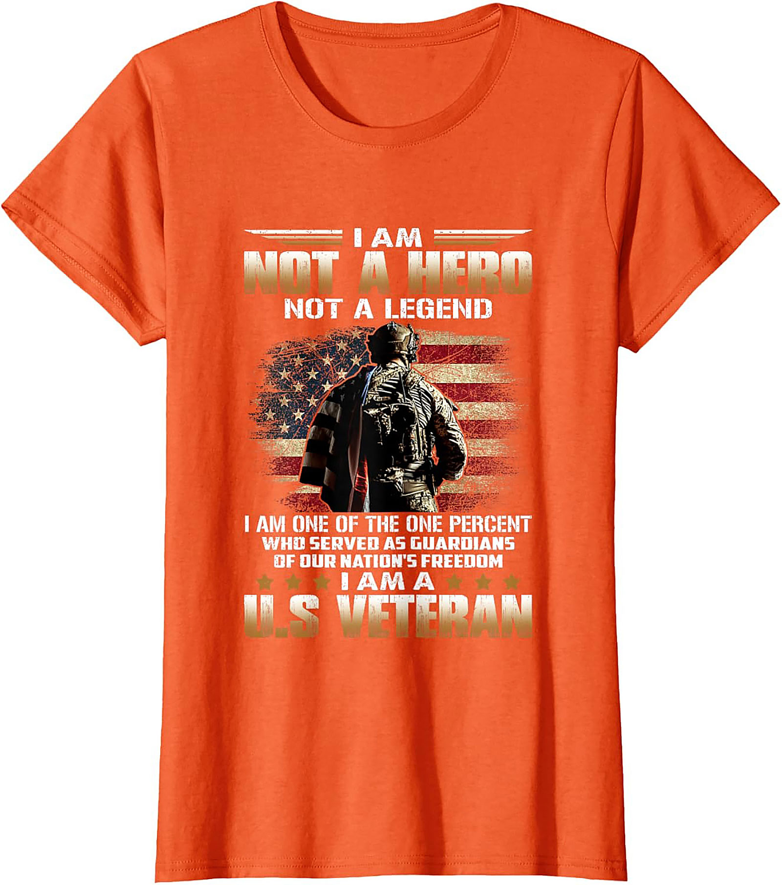 U.S. Veteran T-Shirt | The One Percent Patriotic Tee