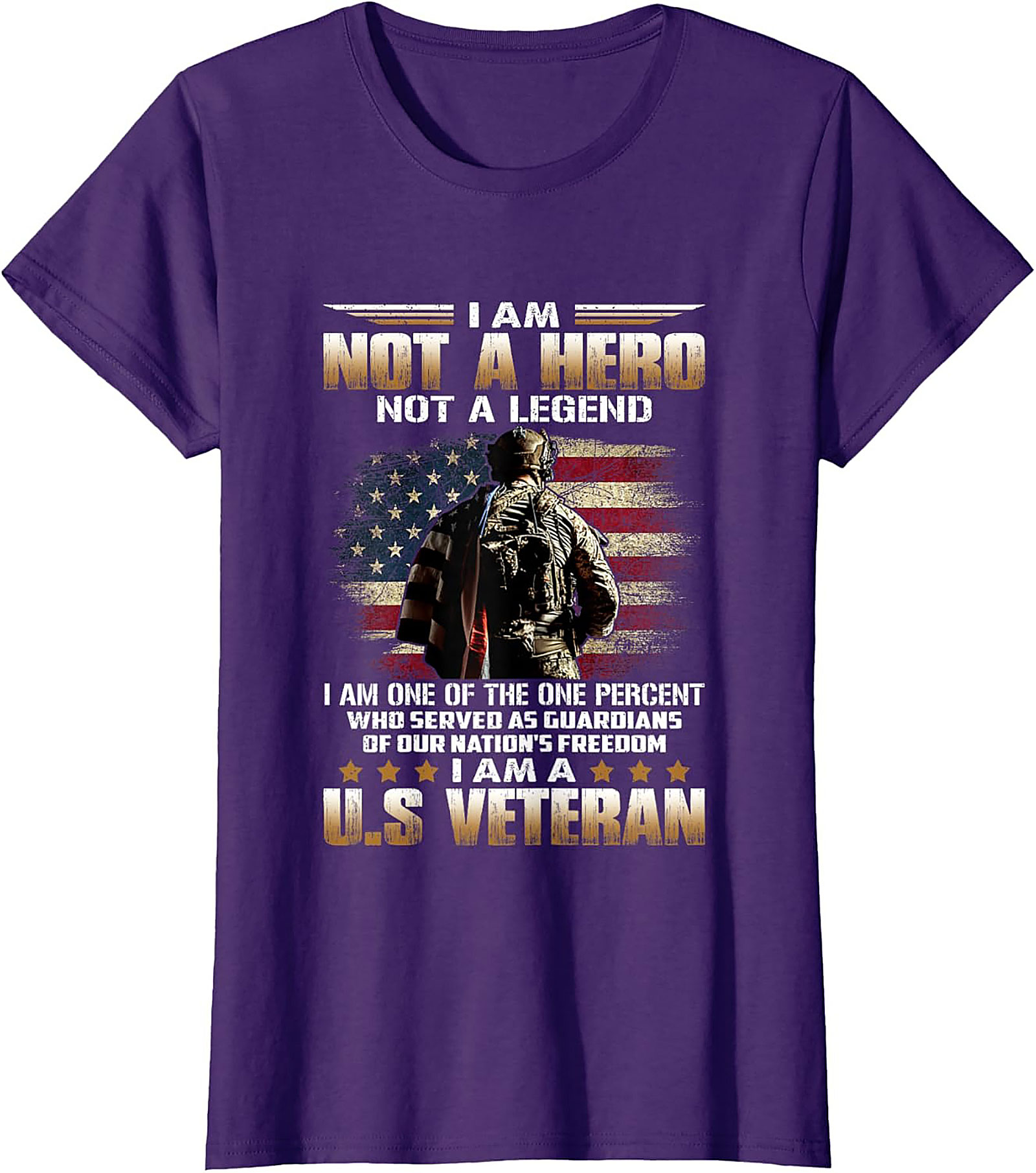 U.S. Veteran T-Shirt | The One Percent Patriotic Tee