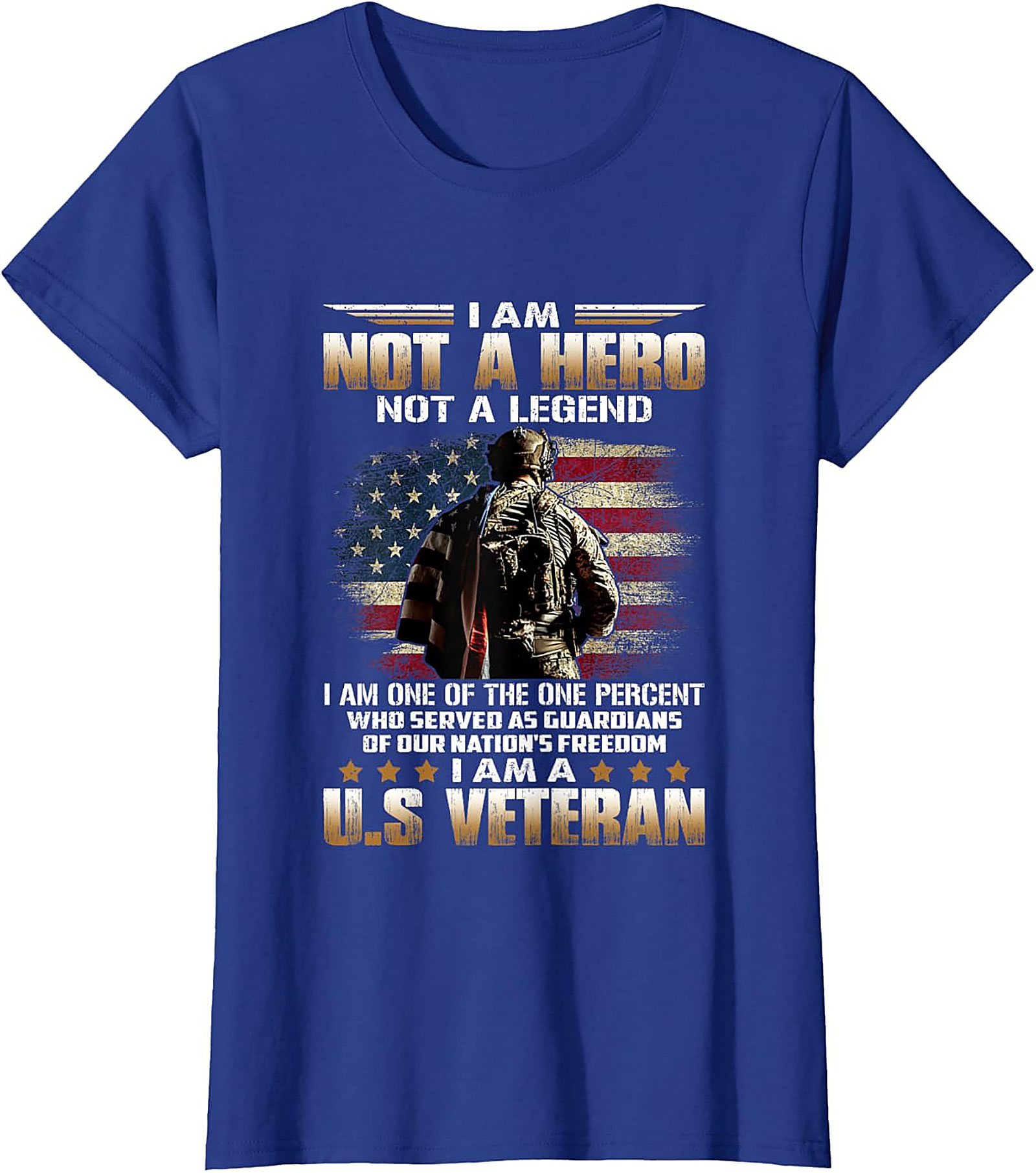 U.S. Veteran T-Shirt | The One Percent Patriotic Tee