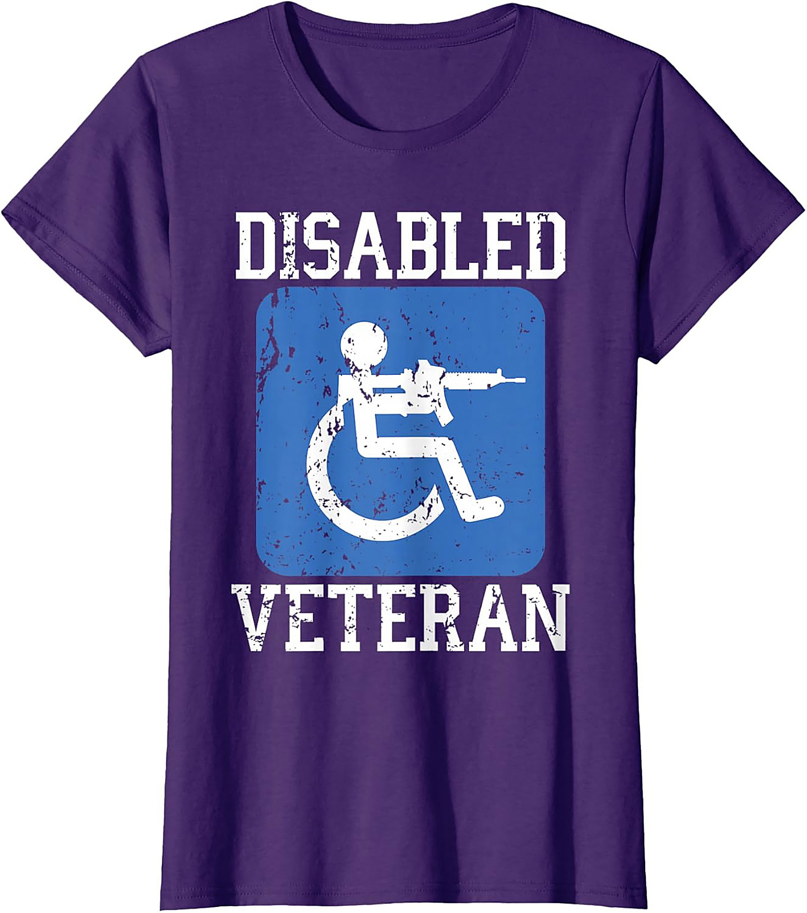 Disabled Veteran Graphic Tee | Funny Military Shirt Gift