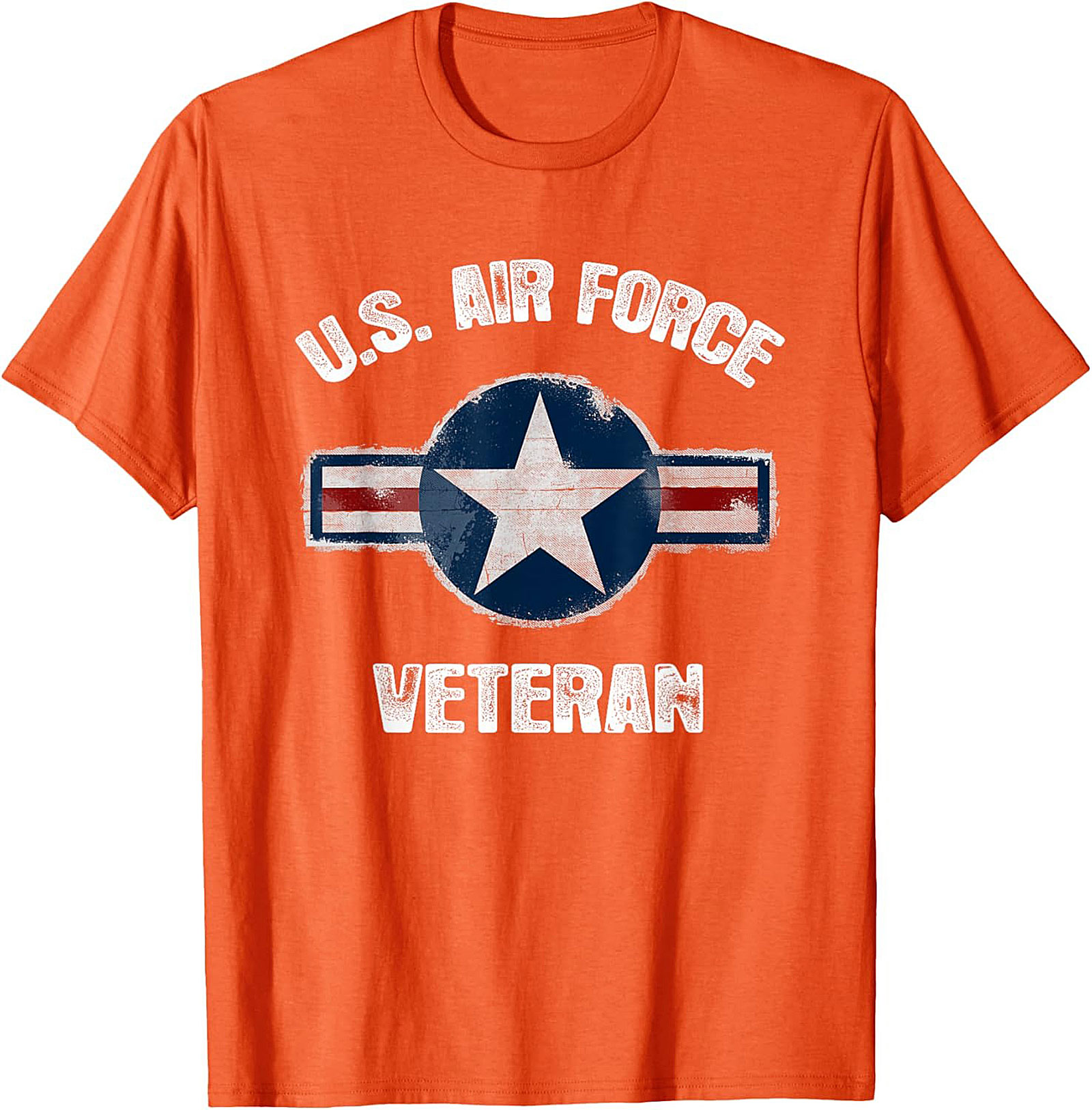 US Air Force Veteran Graphic Tee | Distressed Logo Shirt