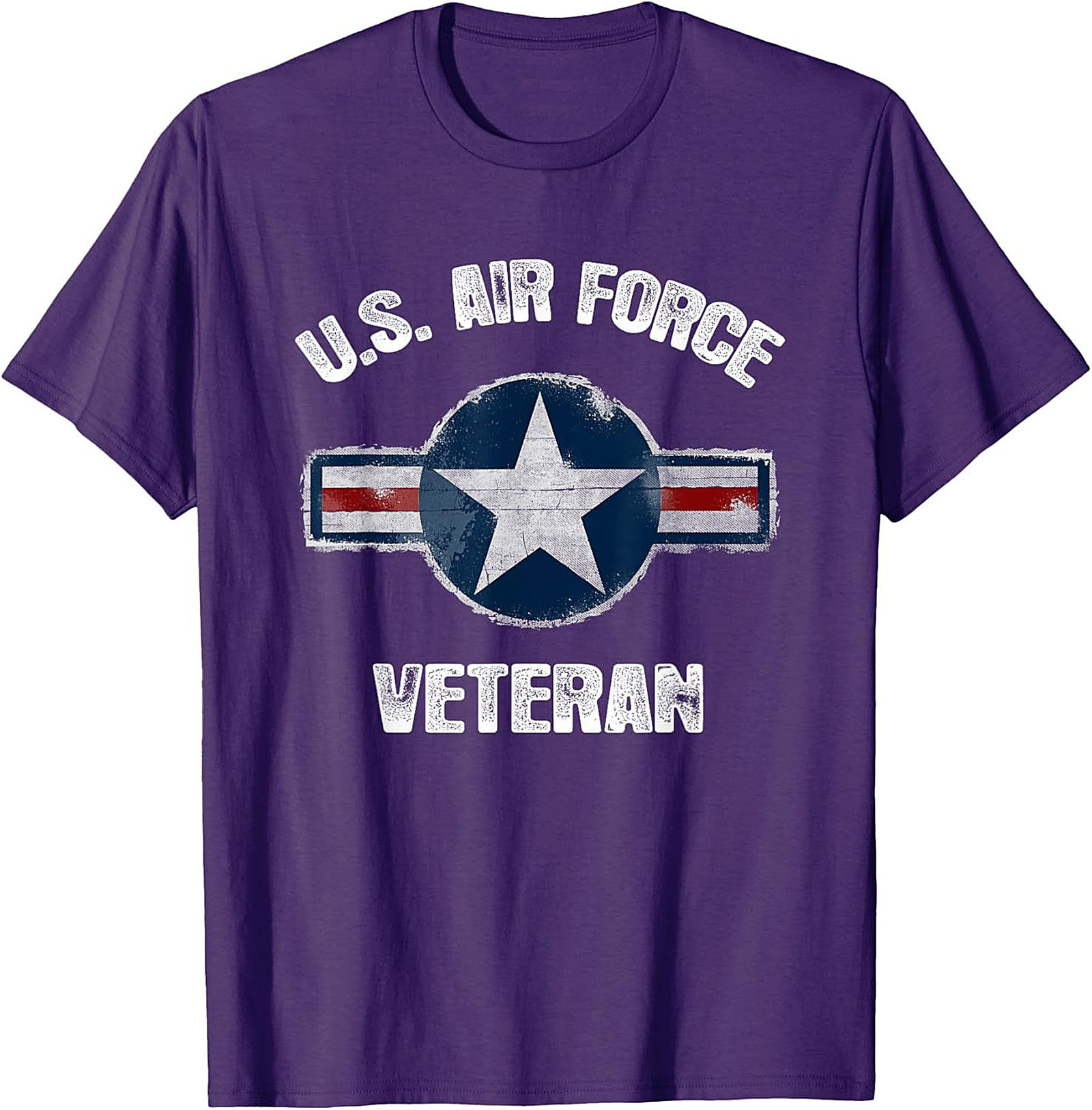 US Air Force Veteran Graphic Tee | Distressed Logo Shirt