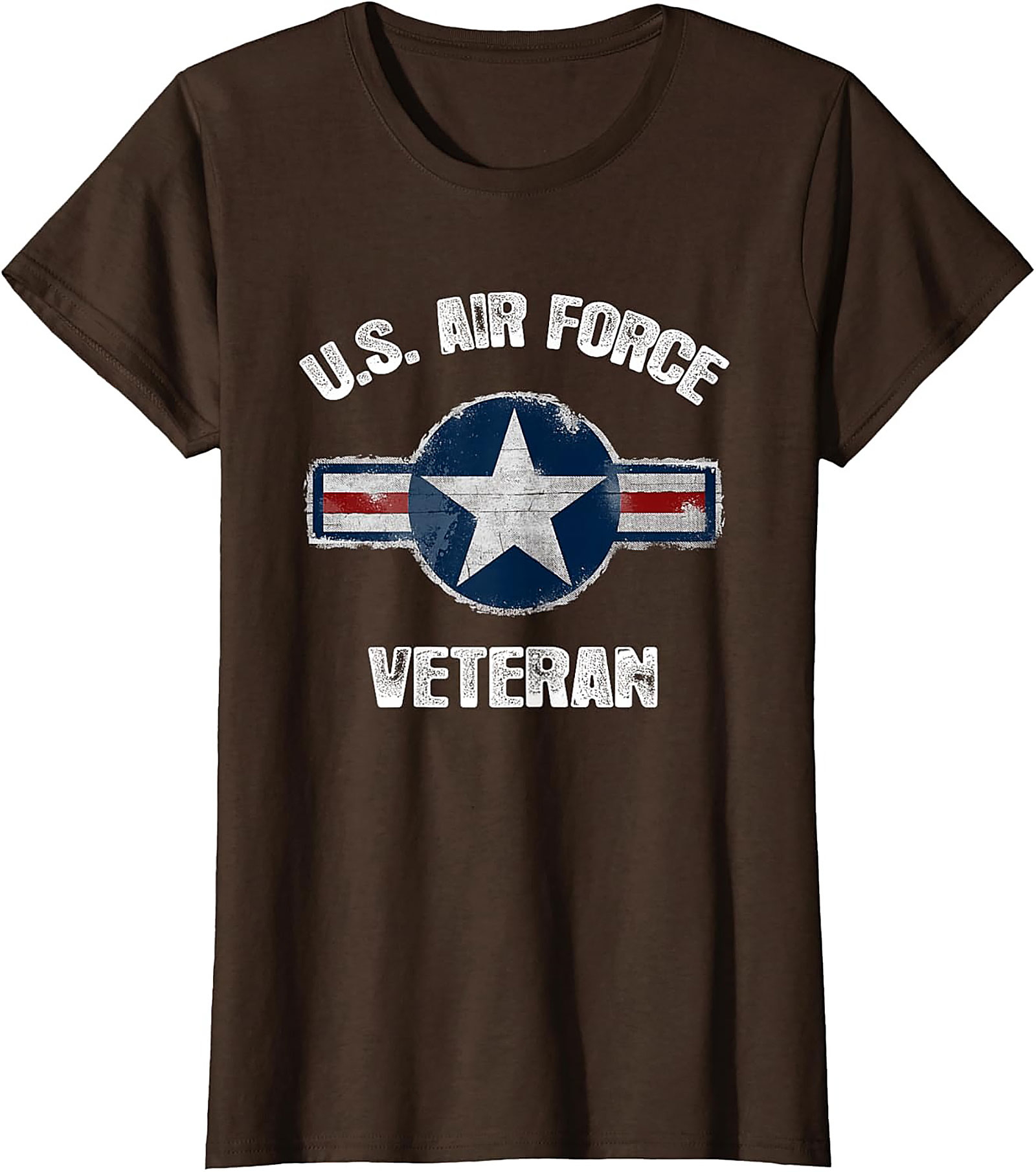 US Air Force Veteran Graphic Tee | Distressed Logo Shirt