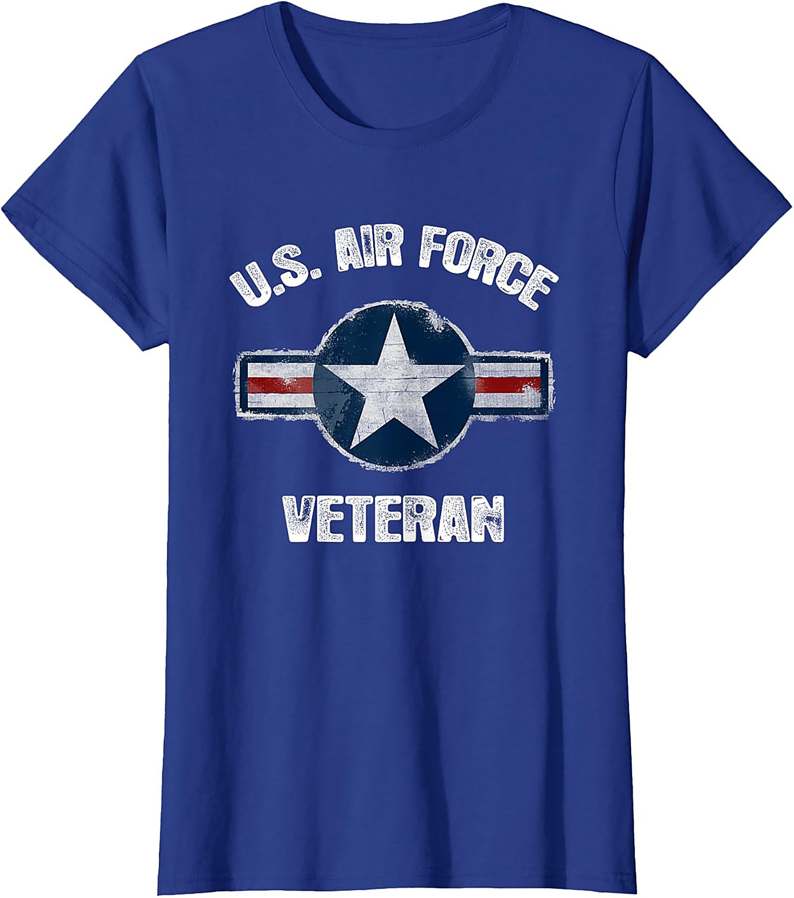 US Air Force Veteran Graphic Tee | Distressed Logo Shirt