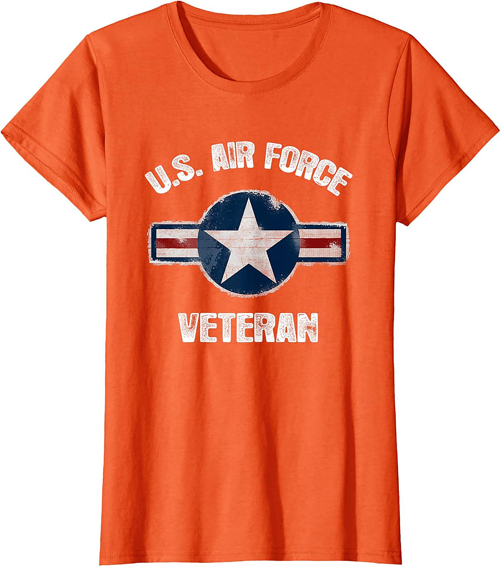 US Air Force Veteran Graphic Tee | Distressed Logo Shirt