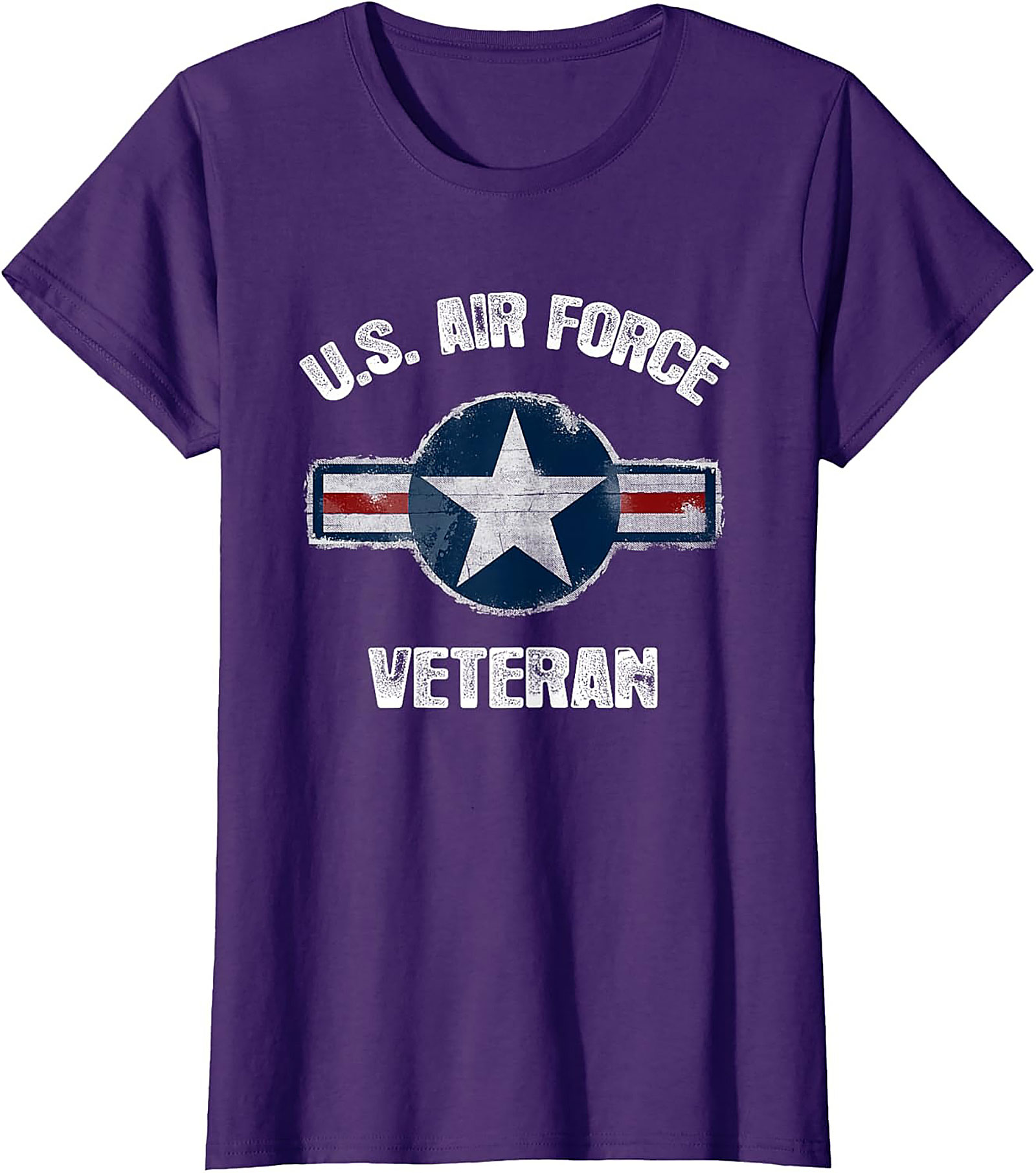 US Air Force Veteran Graphic Tee | Distressed Logo Shirt