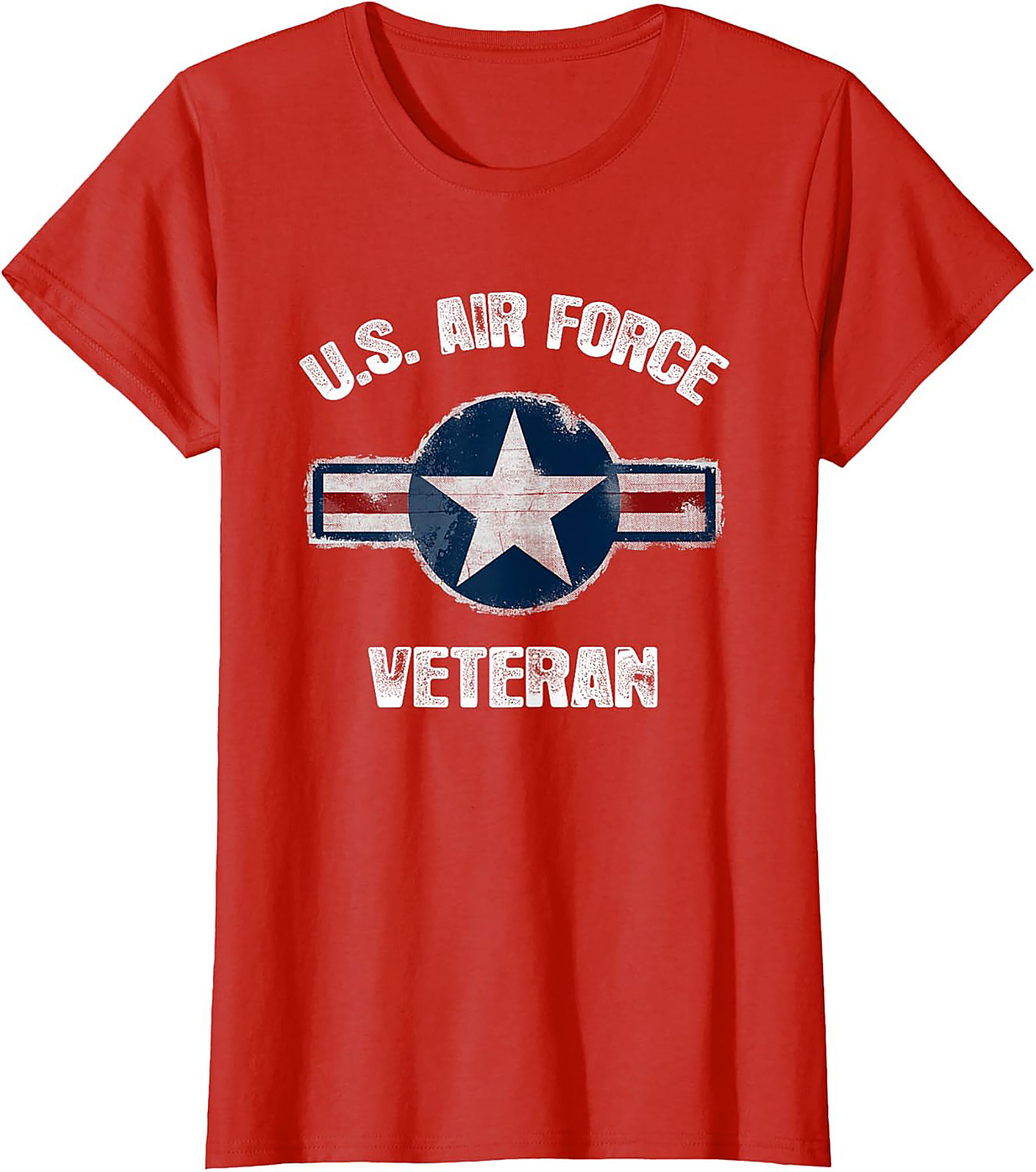 US Air Force Veteran Graphic Tee | Distressed Logo Shirt