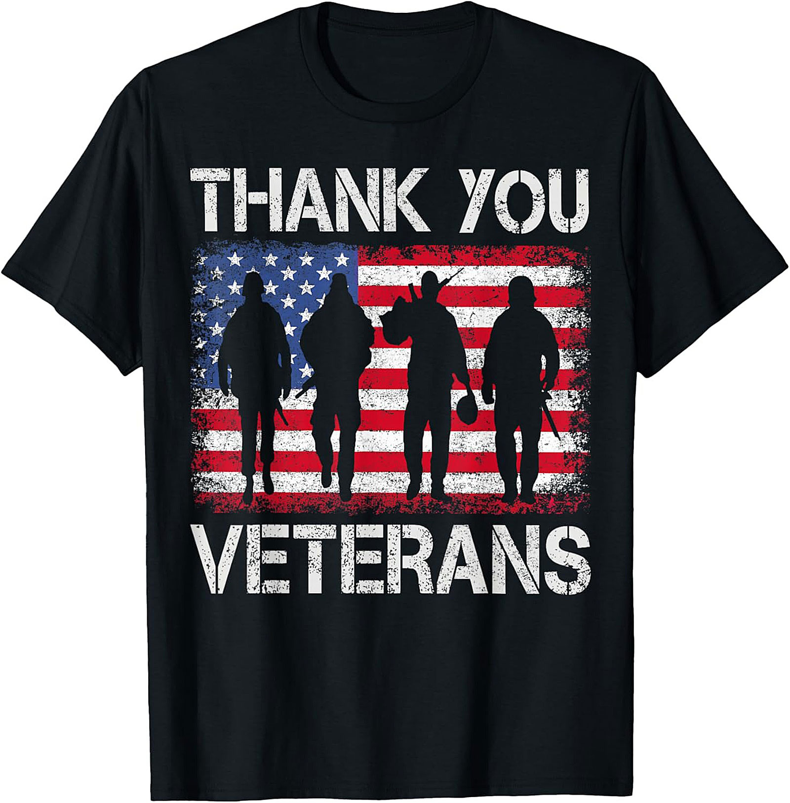 Thank You Veterans T-shirt - Patriotic Graphic Tee