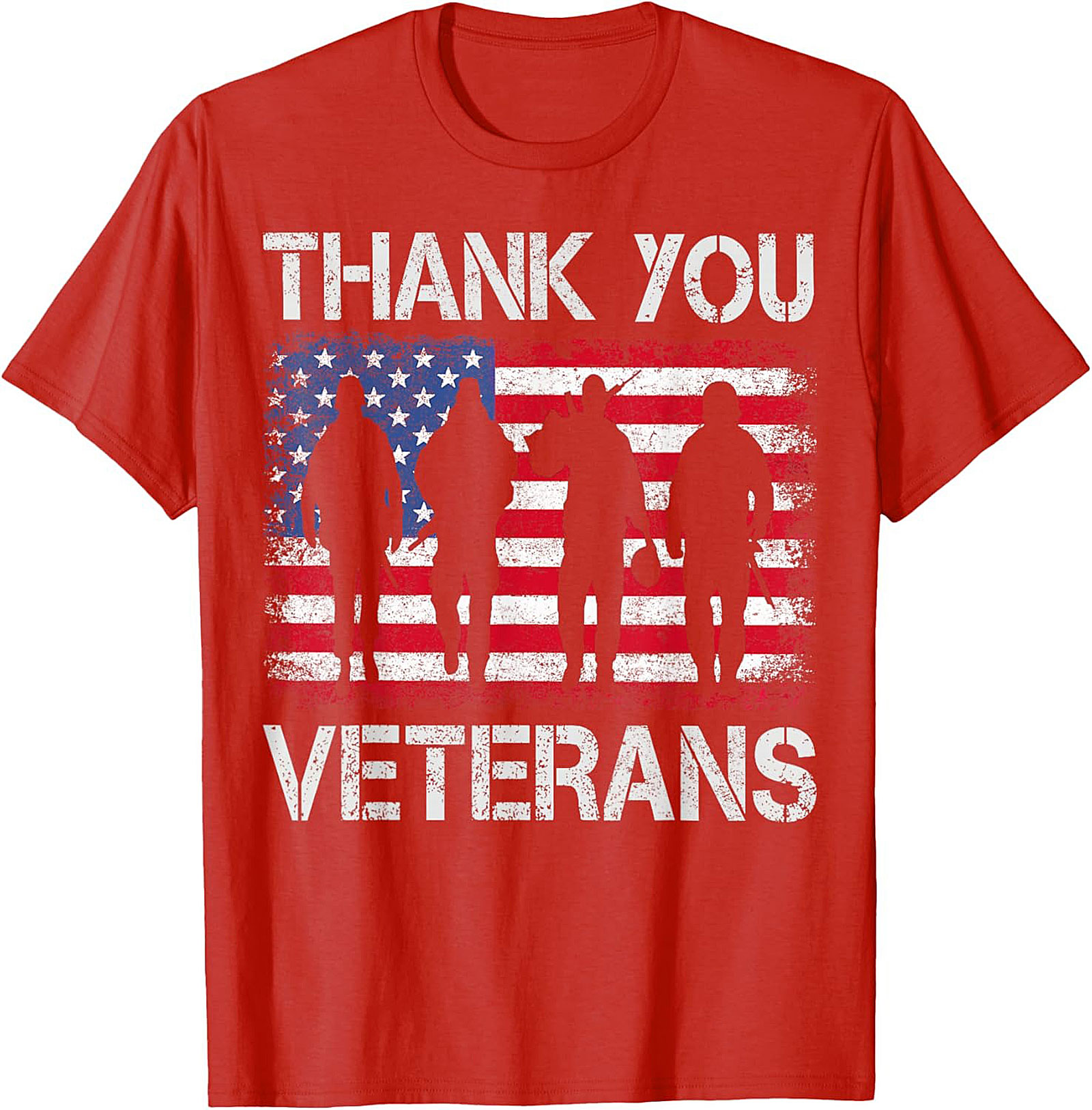 Thank You Veterans T-shirt - Patriotic Graphic Tee