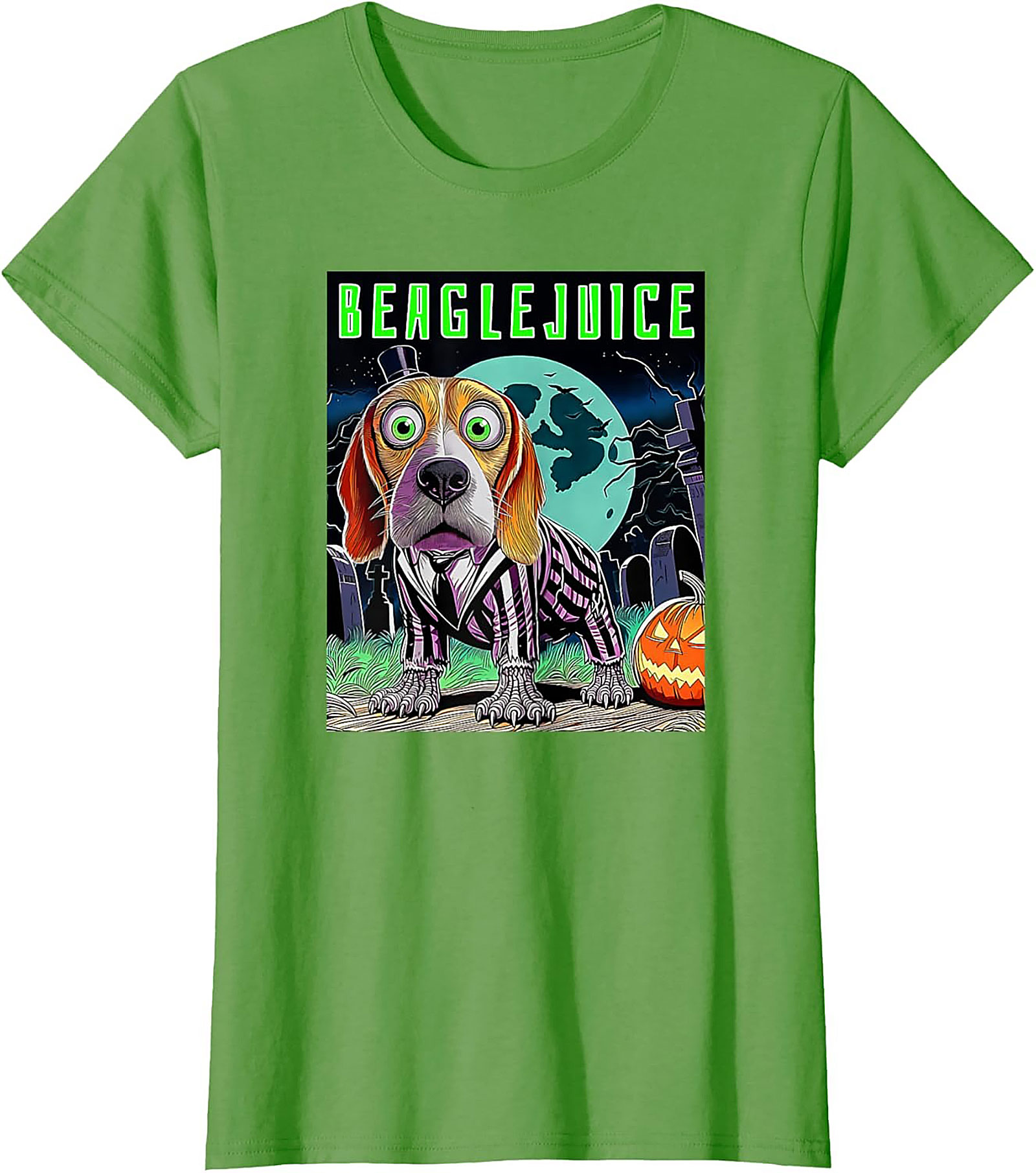 Beaglejuice Funny Graphic Tee | Spooky Halloween Unisex Shirt