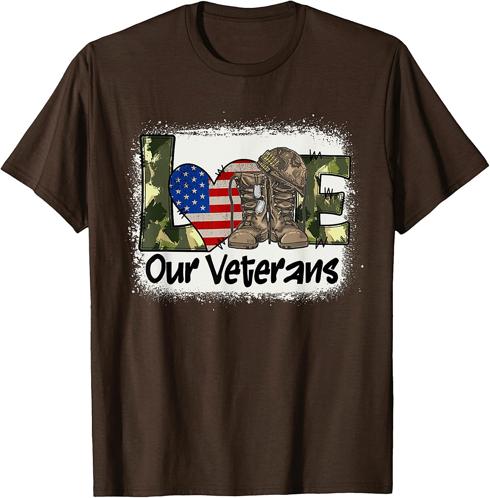 Veteran Appreciation T-shirt | Military Love Graphic Tee